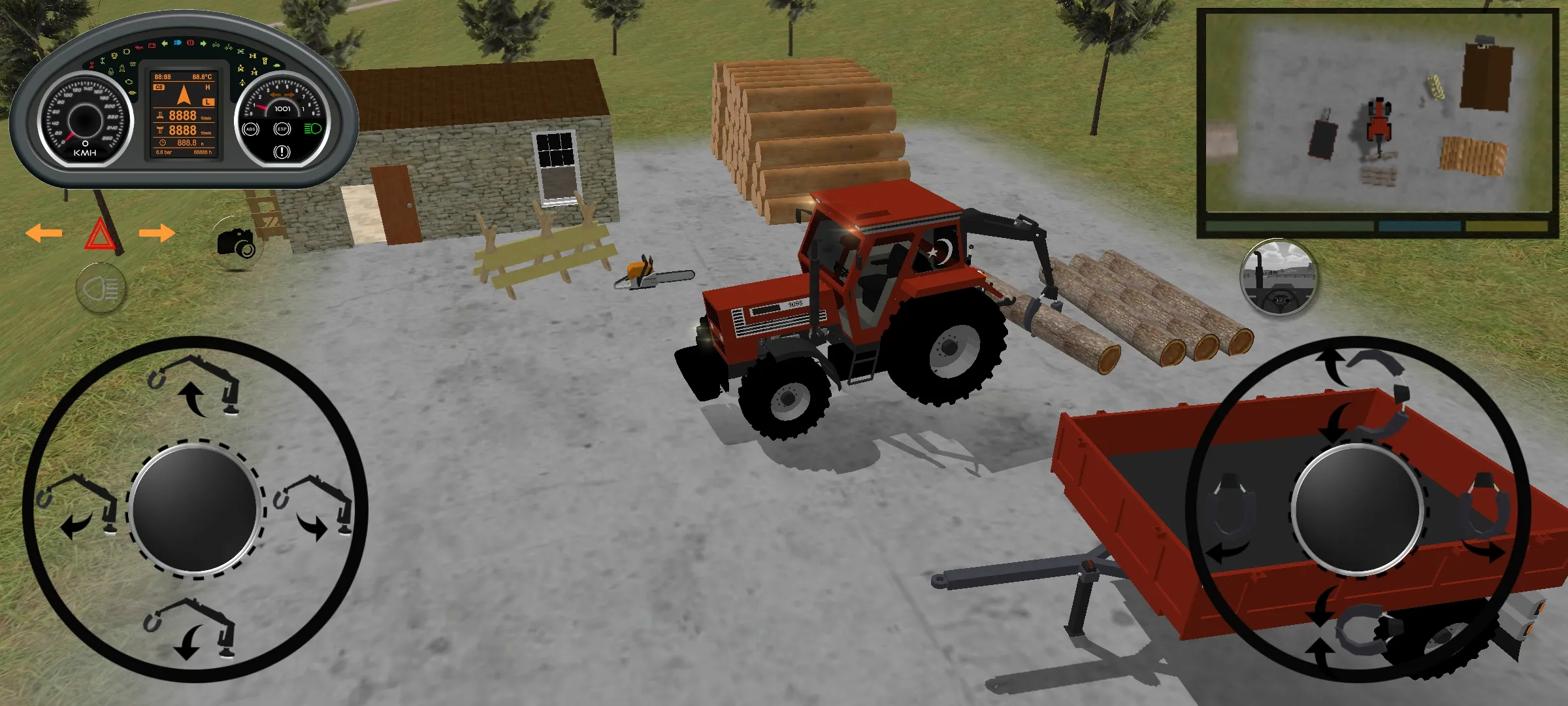 Tractor Forest Works Simulator | Indus Appstore | Screenshot