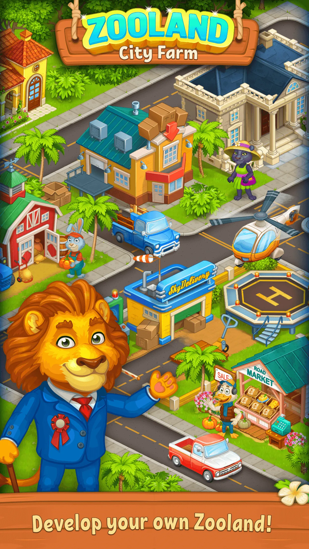 Farm Zoo Happy Day in Pet City | Indus Appstore | Screenshot