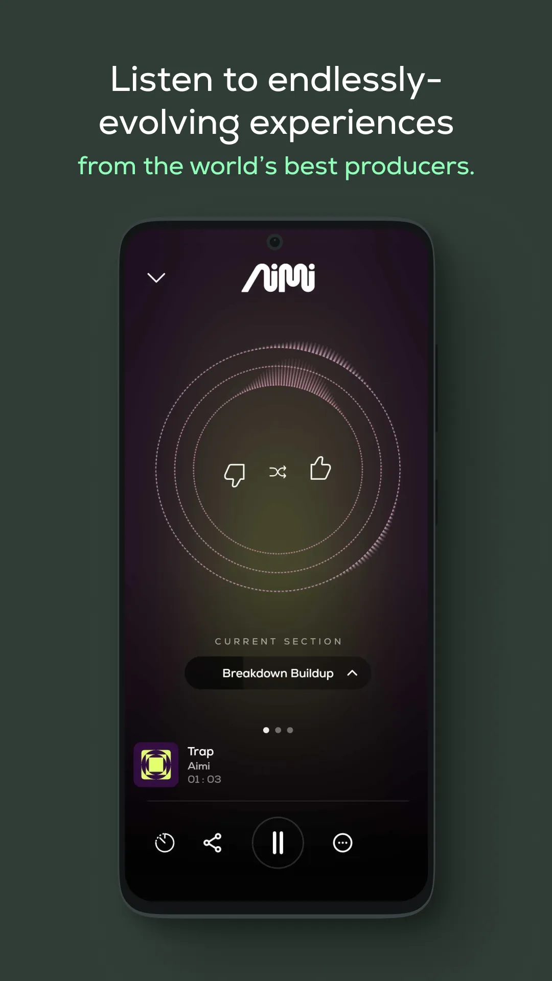 Aimi Player | Indus Appstore | Screenshot