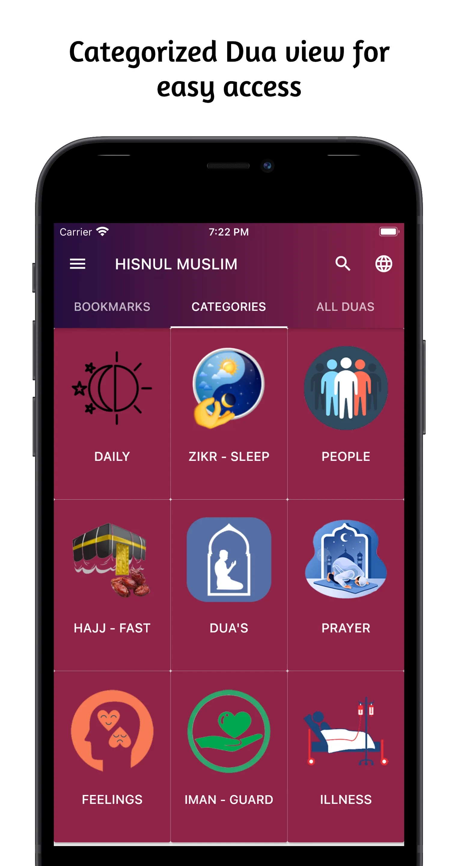 Hisnul Muslim | Indus Appstore | Screenshot