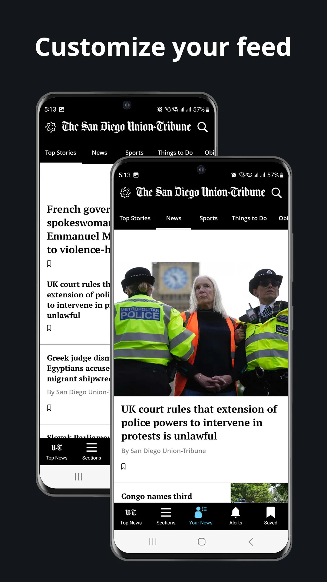 The San Diego Union-Tribune | Indus Appstore | Screenshot