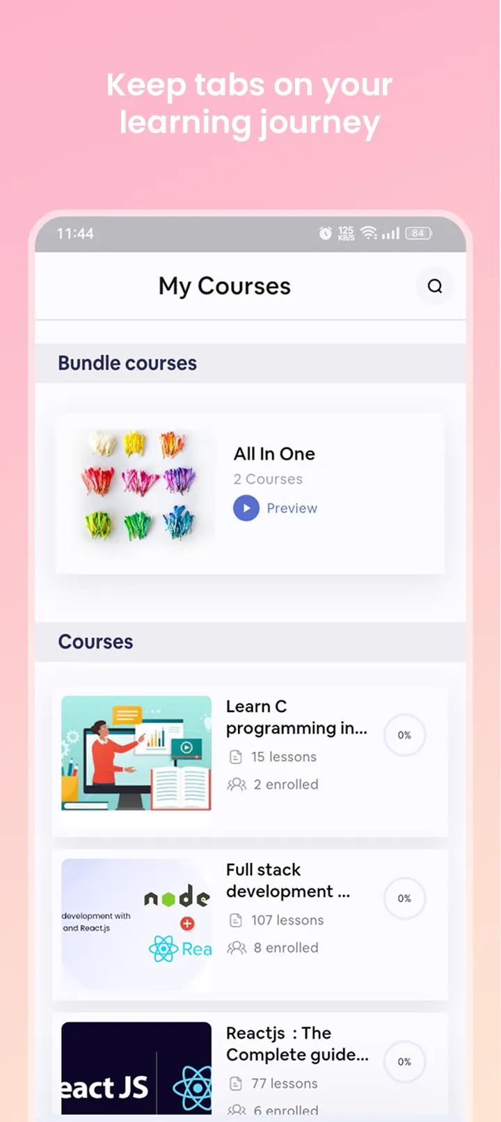 EzyCourse | Indus Appstore | Screenshot