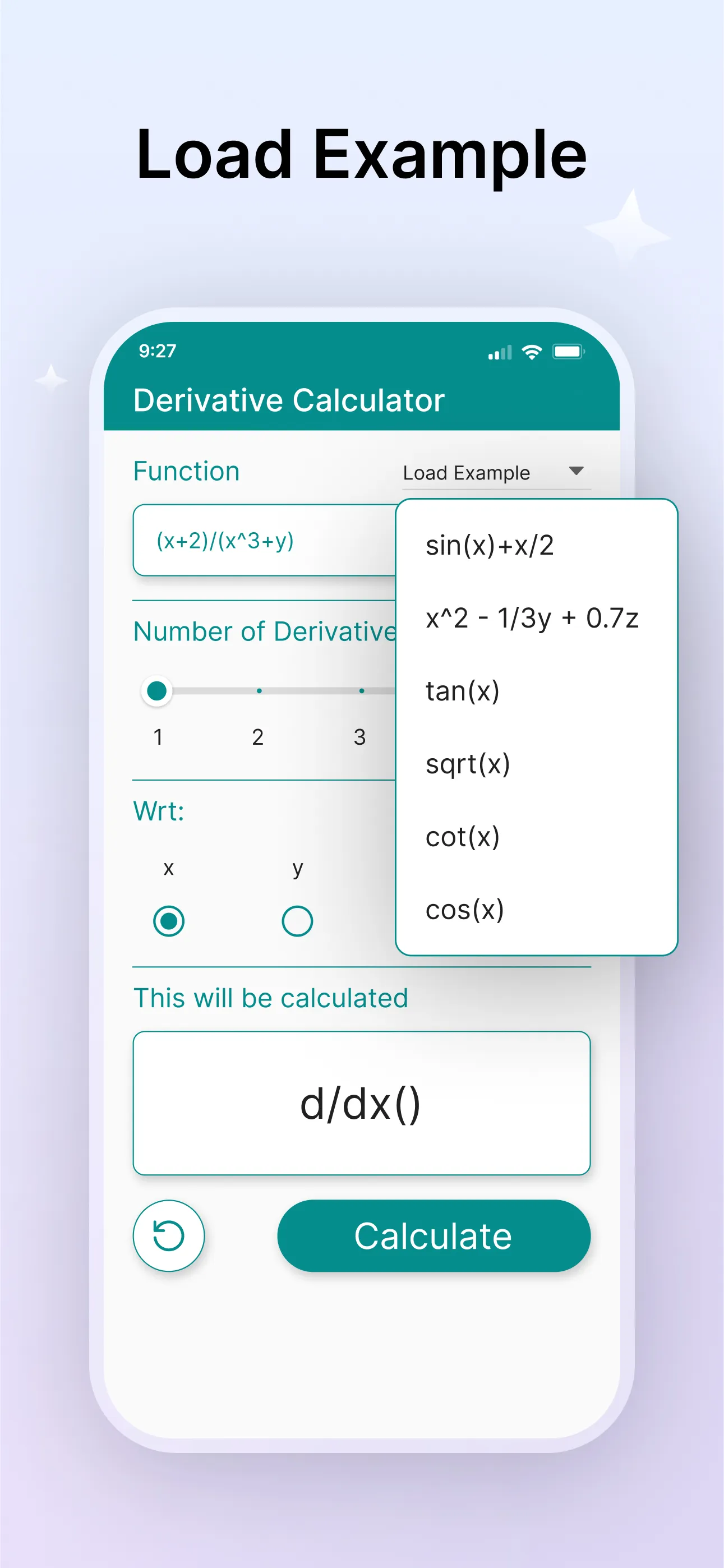 Derivative Calculator | Indus Appstore | Screenshot