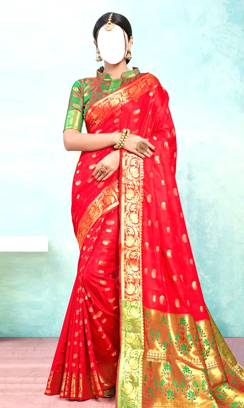 Pattu Sarees Photo Suit | Indus Appstore | Screenshot