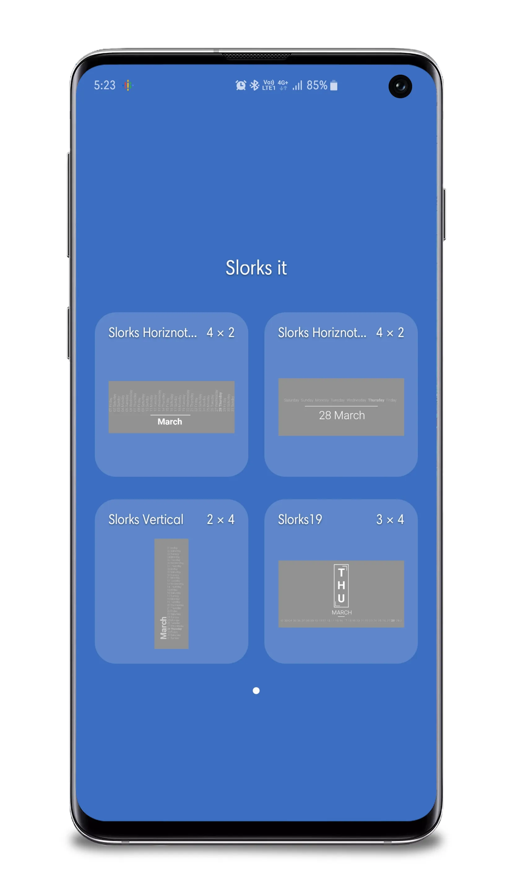 Slorks it - Calendar Widget | Indus Appstore | Screenshot