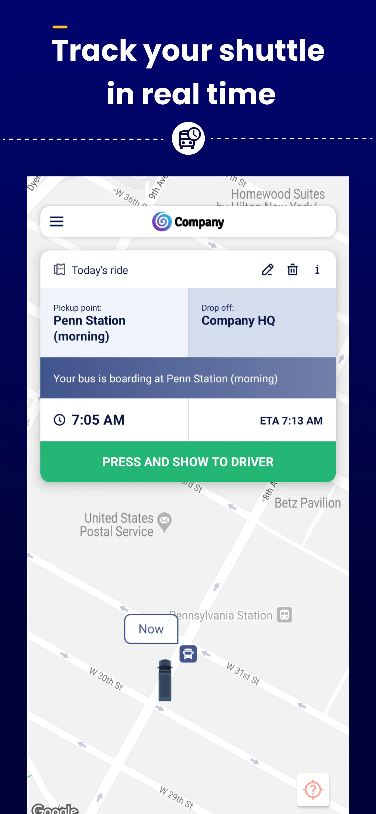 HQ Shuttles - Love the commute | Indus Appstore | Screenshot