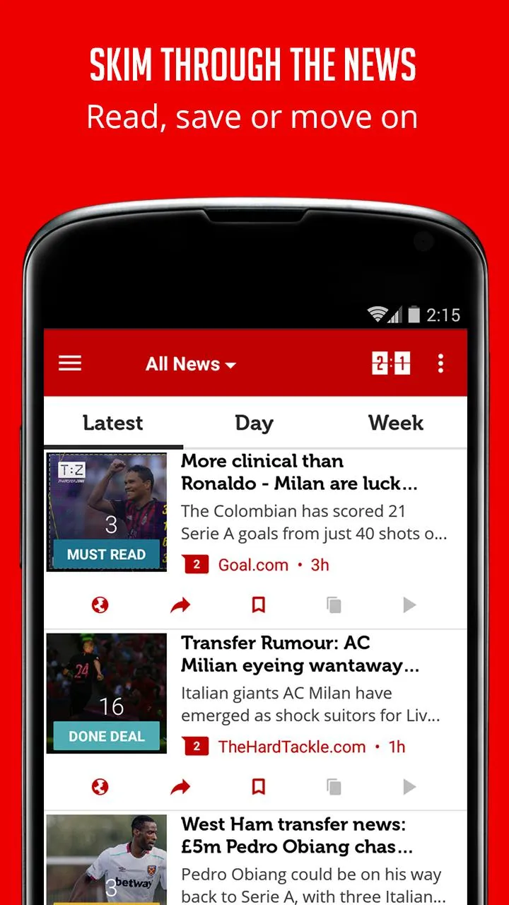 Milan Football News | Indus Appstore | Screenshot