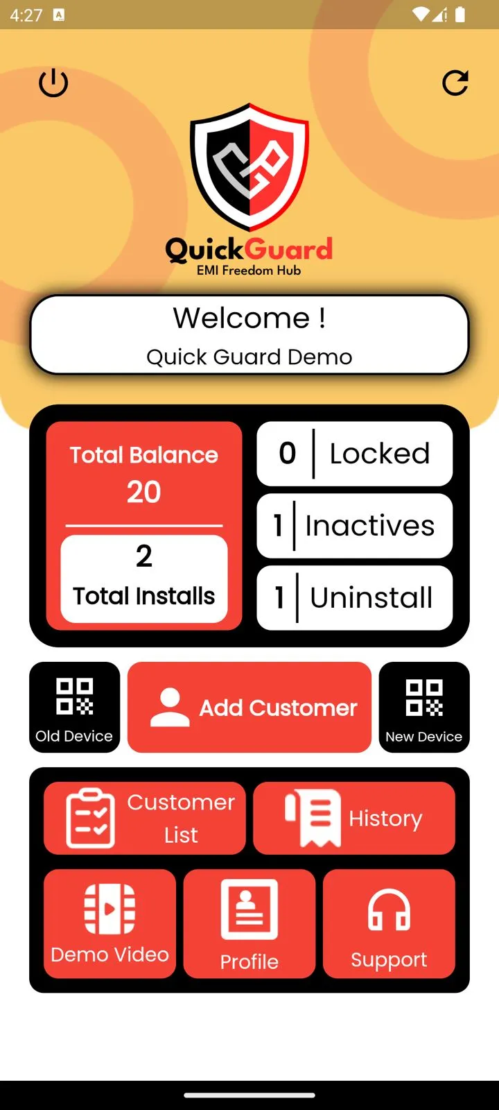 QuickGuard Retailer App | Indus Appstore | Screenshot