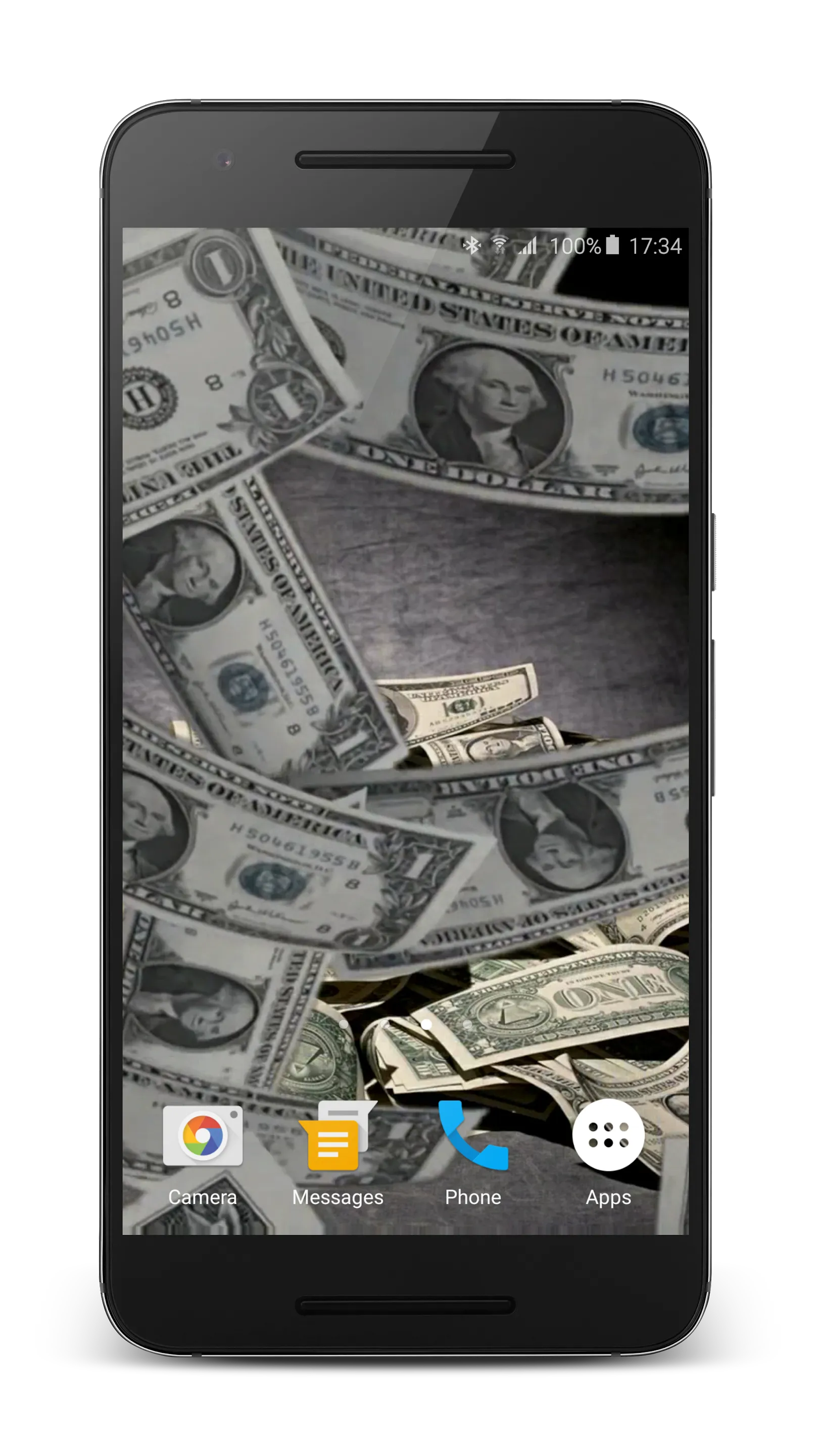 Falling Money Live Wallpaper | Indus Appstore | Screenshot