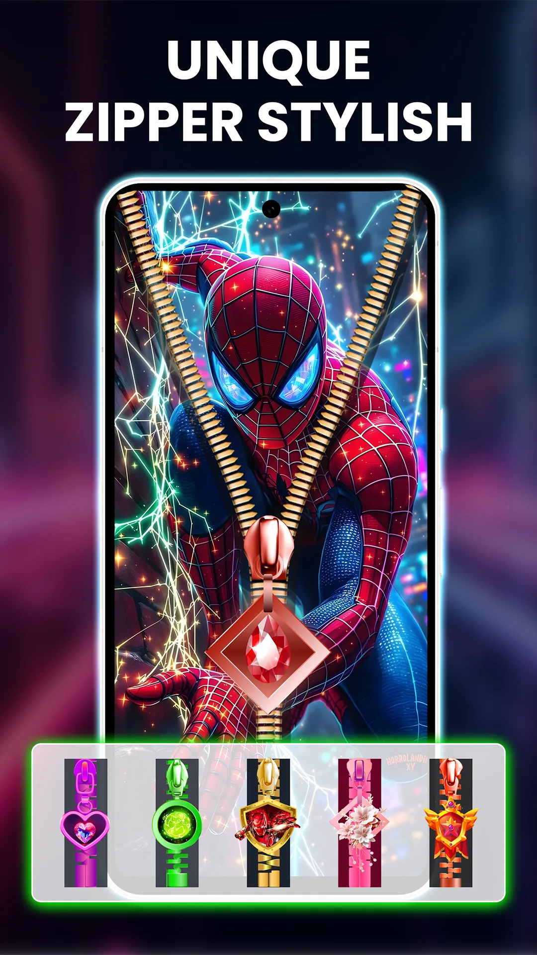 Zipper Lock Screen - Wallpaper | Indus Appstore | Screenshot
