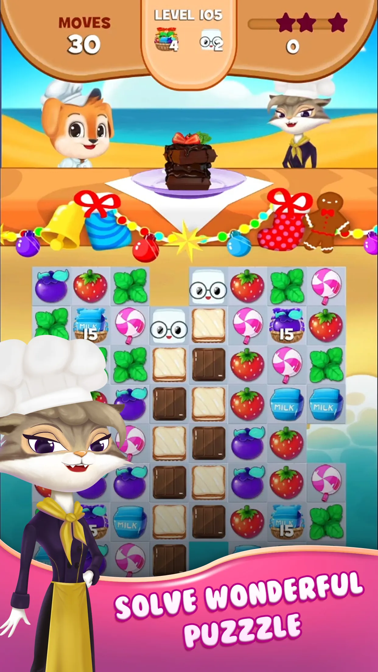 Cake Crush Link Match 3 Puzzle | Indus Appstore | Screenshot