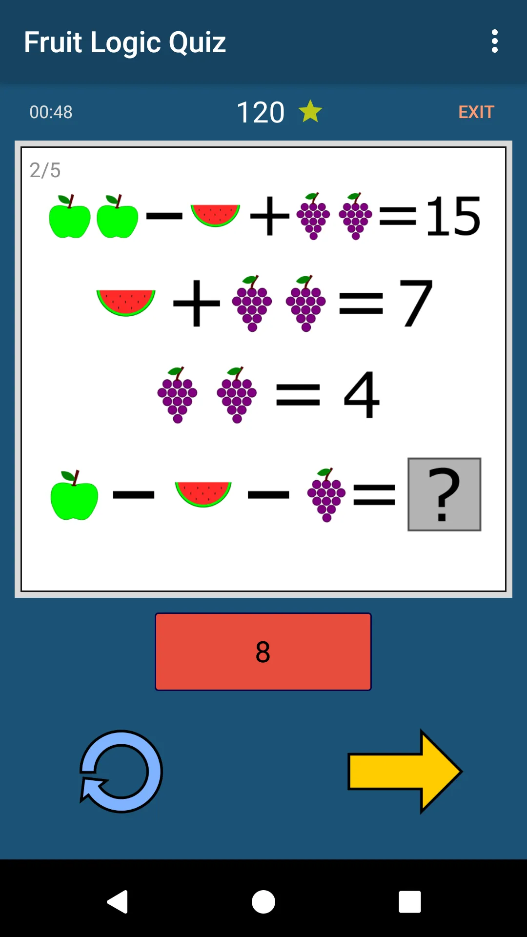 Fruit Logic Quiz | Indus Appstore | Screenshot