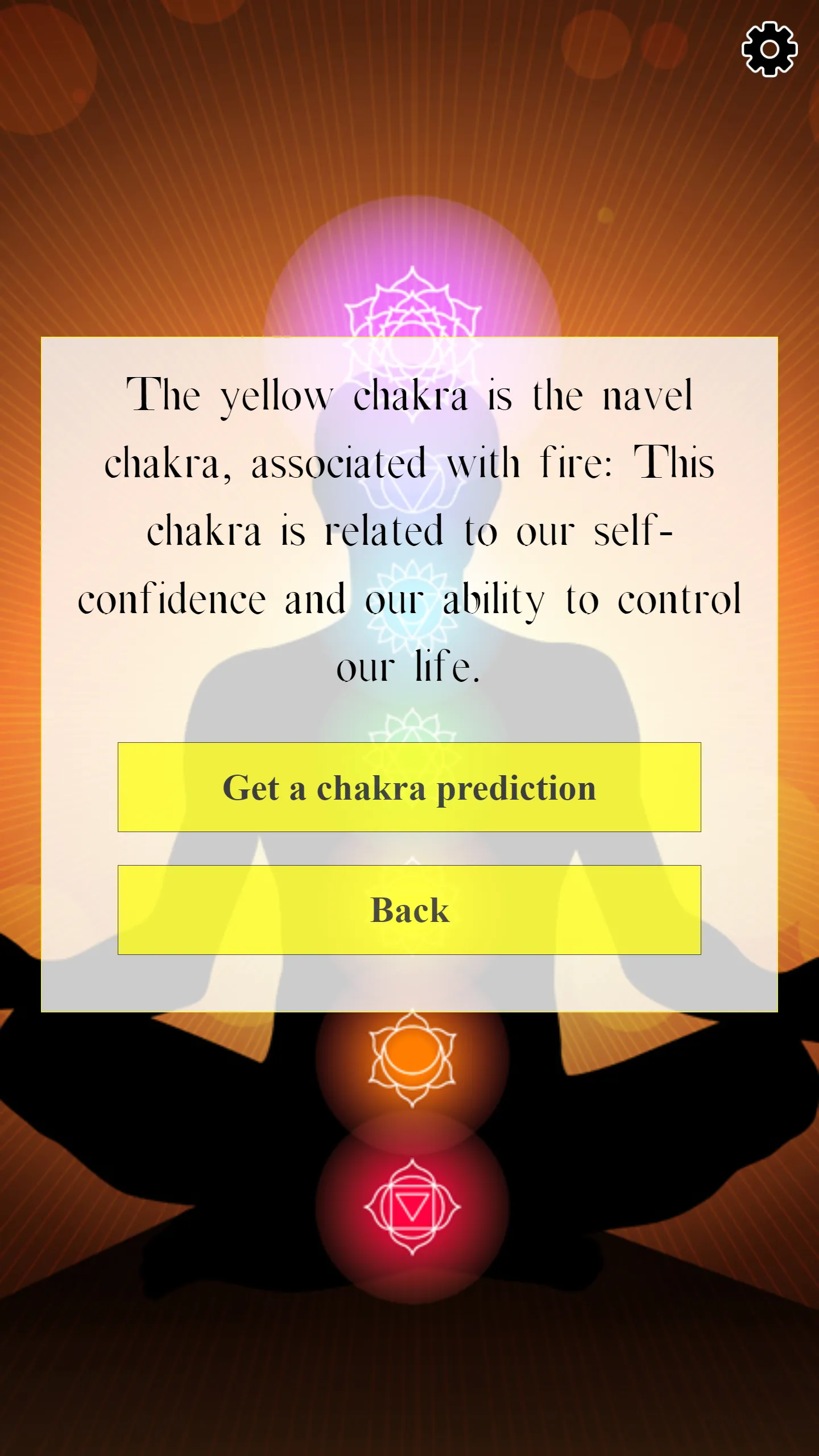 Chakra fortune telling | Indus Appstore | Screenshot