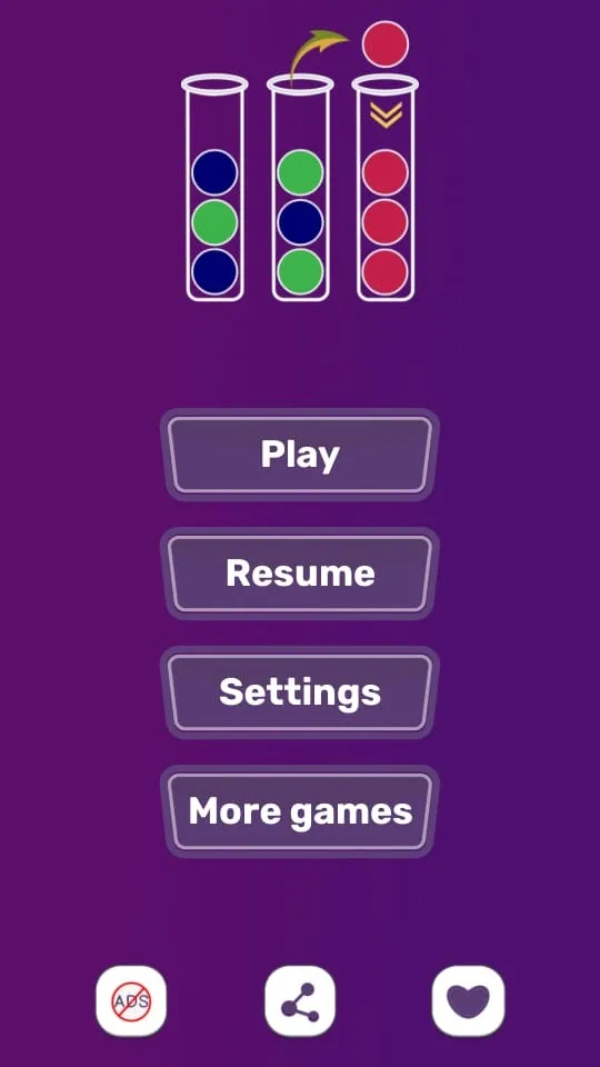 Bubble Sort Color Puzzle | Indus Appstore | Screenshot