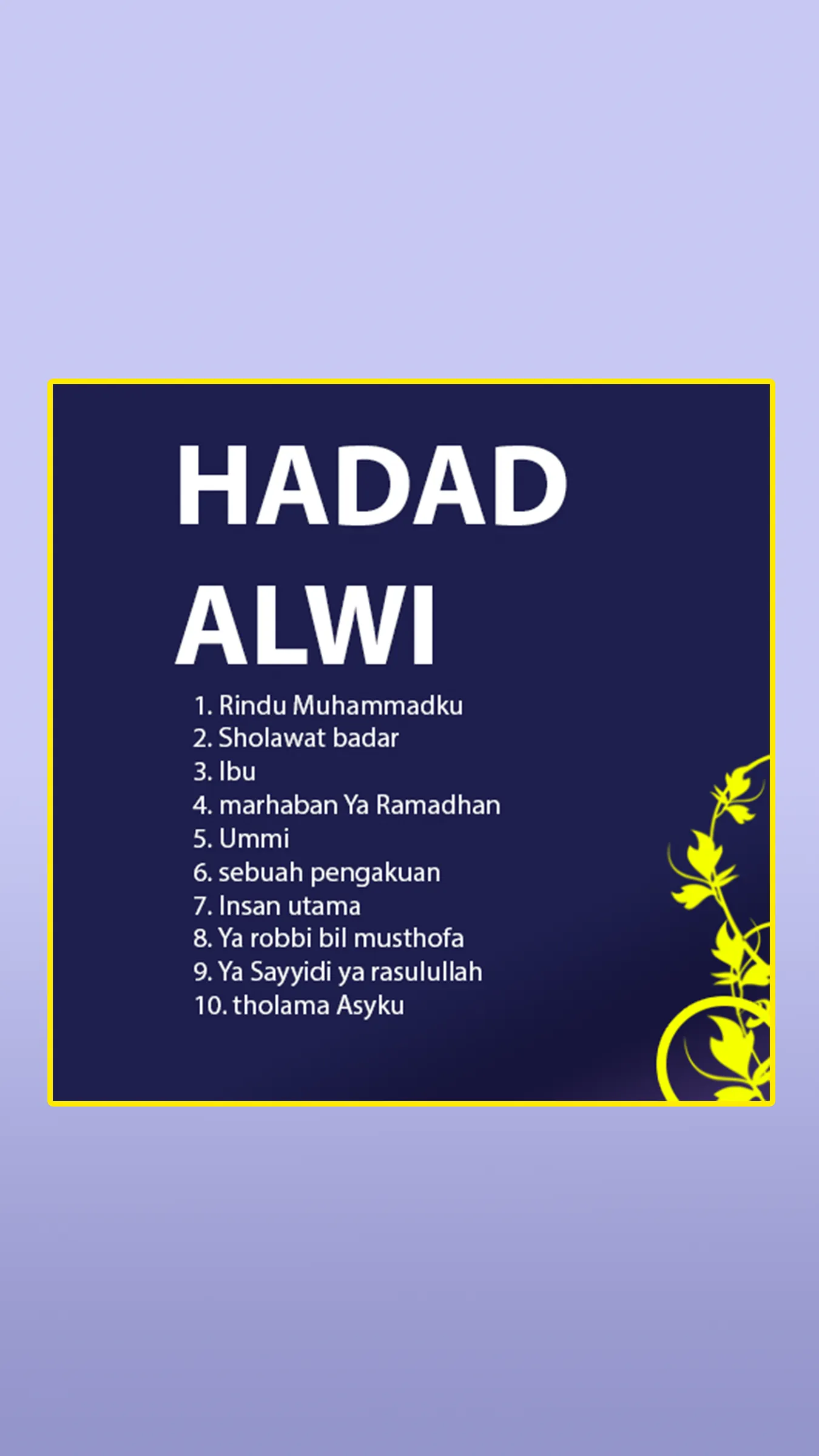 Hadad Alwi Offline | Indus Appstore | Screenshot