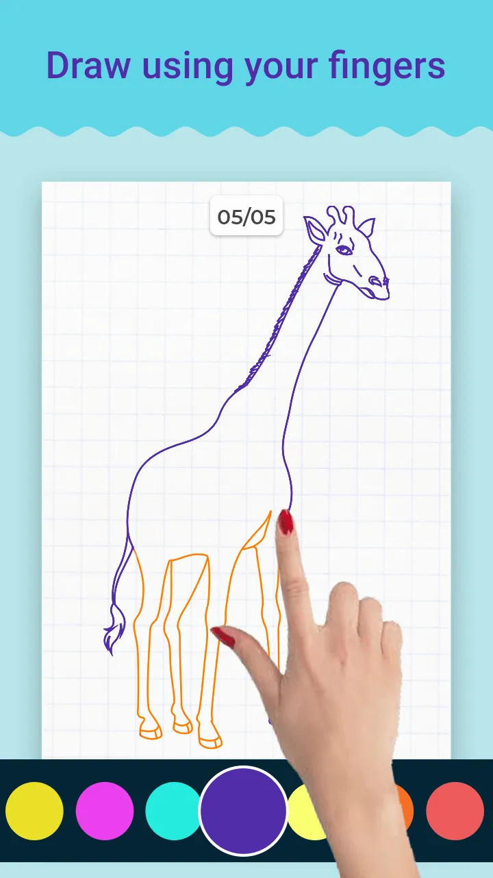 Learn to Draw Animals - Step b | Indus Appstore | Screenshot