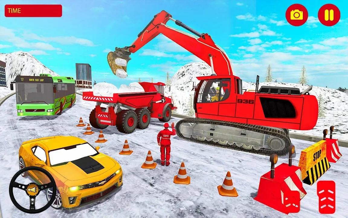 JCB Game 2021: Snow Excavator | Indus Appstore | Screenshot