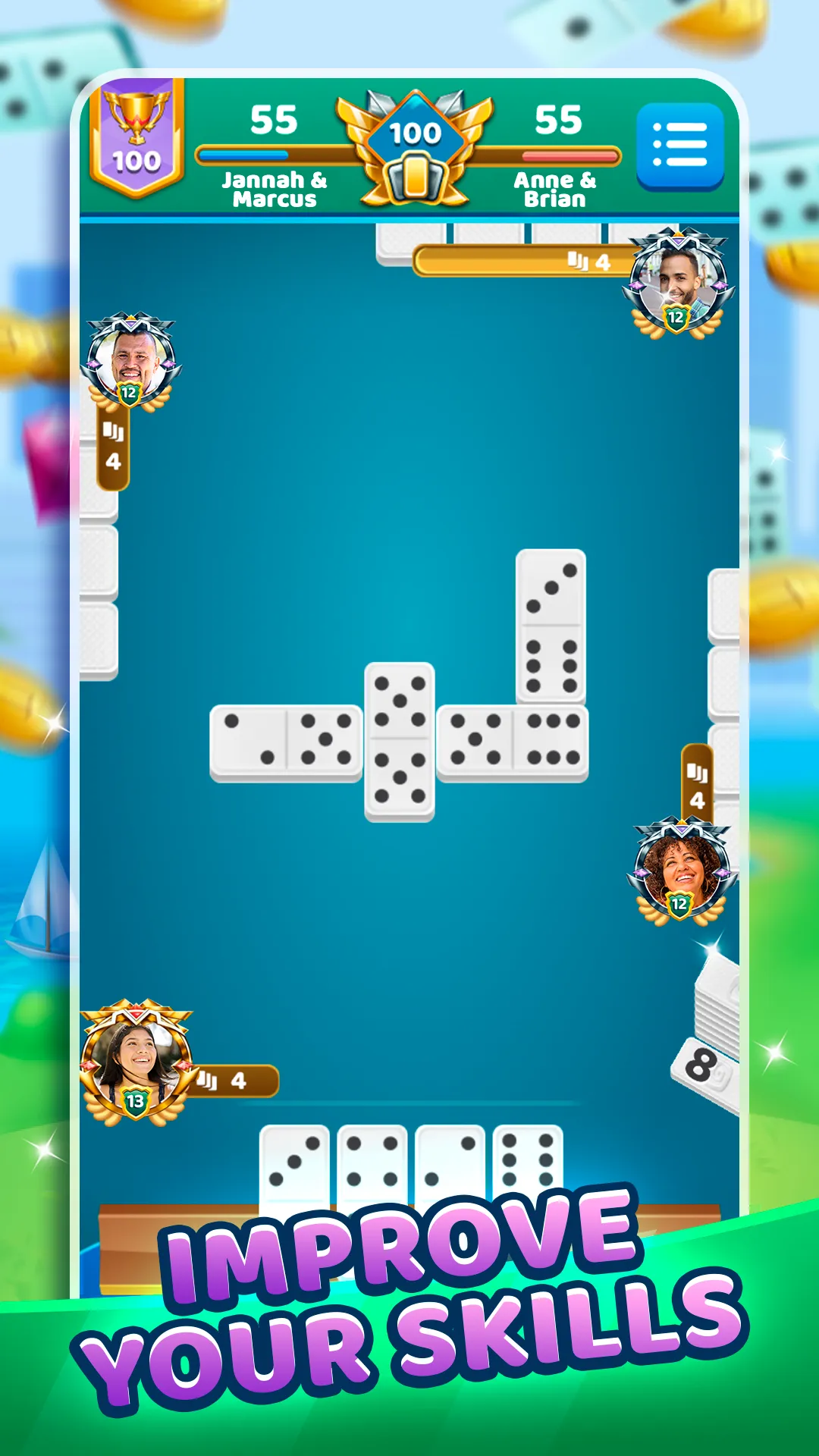 Dominoes Battle: Domino Online | Indus Appstore | Screenshot