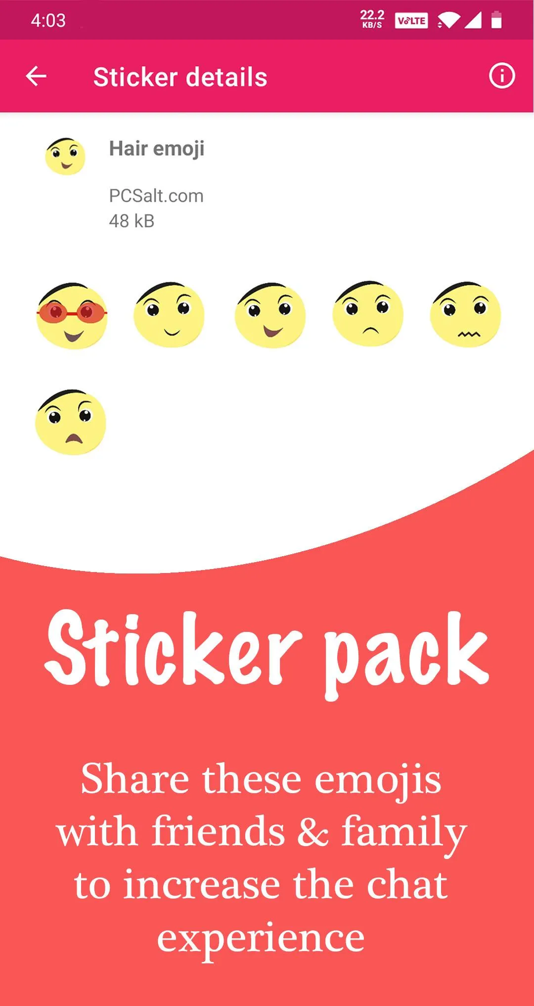 Amazing Stickers - WAStickerAp | Indus Appstore | Screenshot