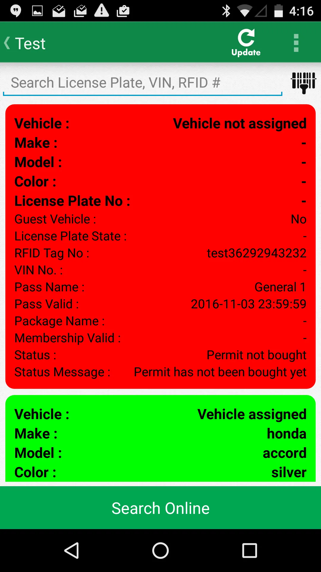 Online Parking Pass | Indus Appstore | Screenshot