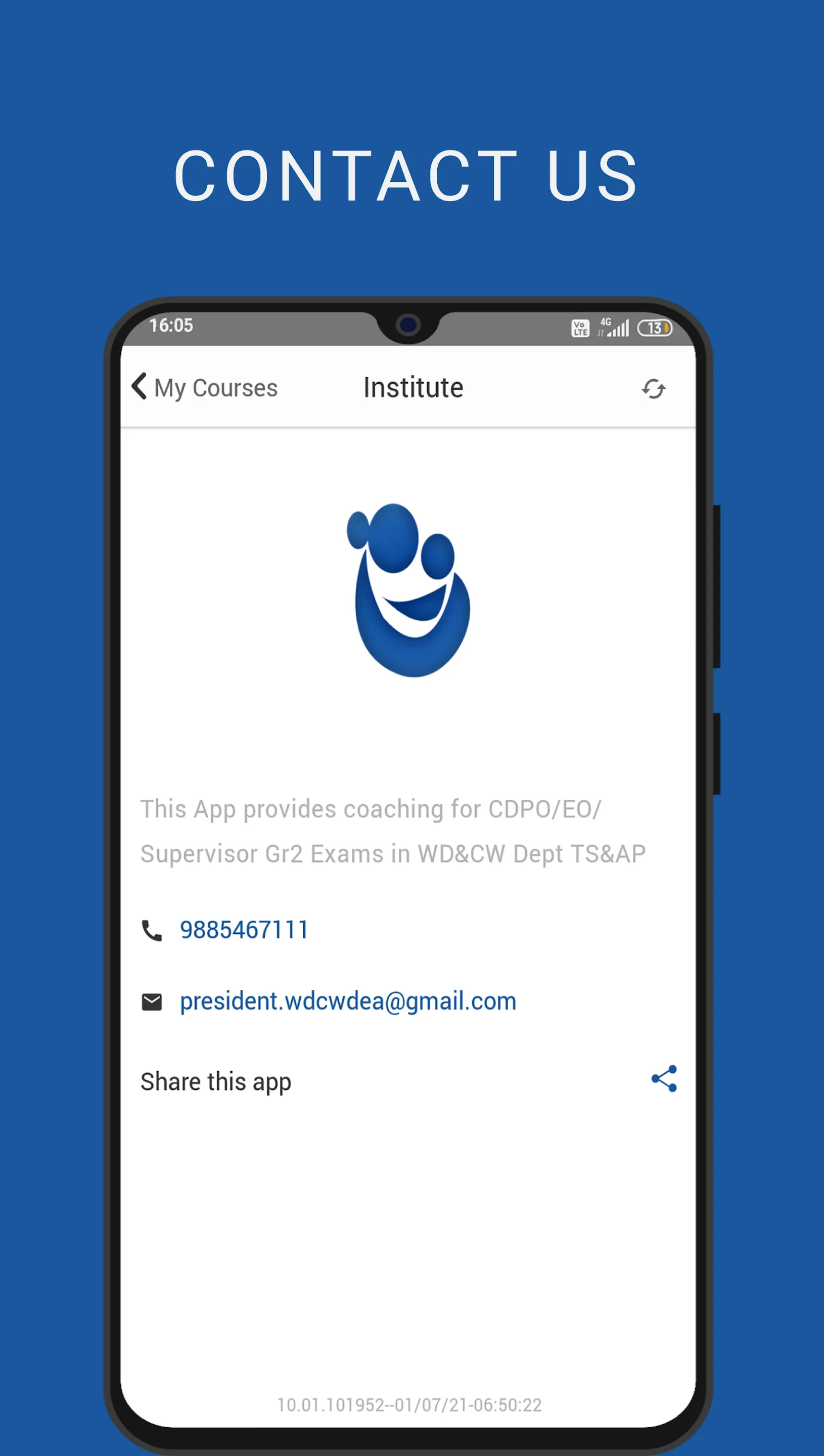 WDCW-ICDS-EXAM-COACHING APP | Indus Appstore | Screenshot