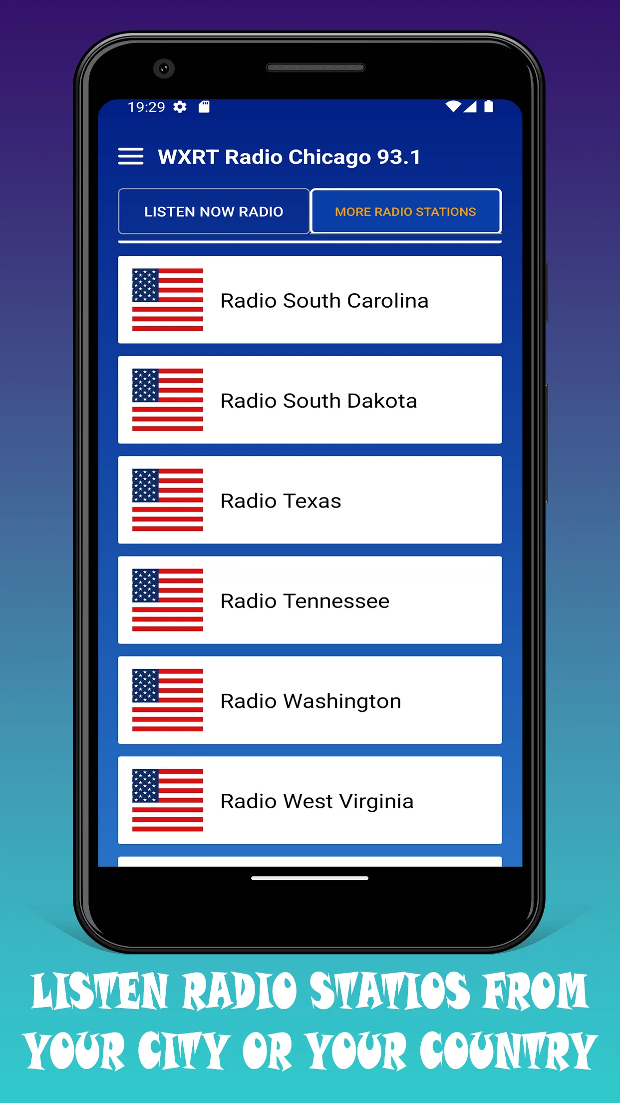 WXRT Radio Chicago 93.1 FM USA | Indus Appstore | Screenshot