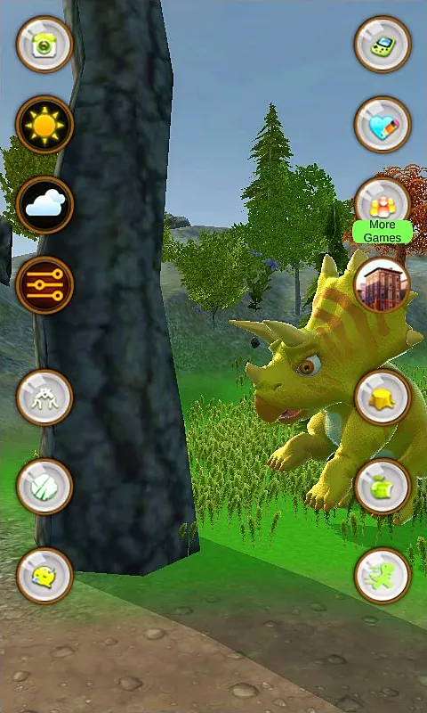 Talking Triceratops | Indus Appstore | Screenshot