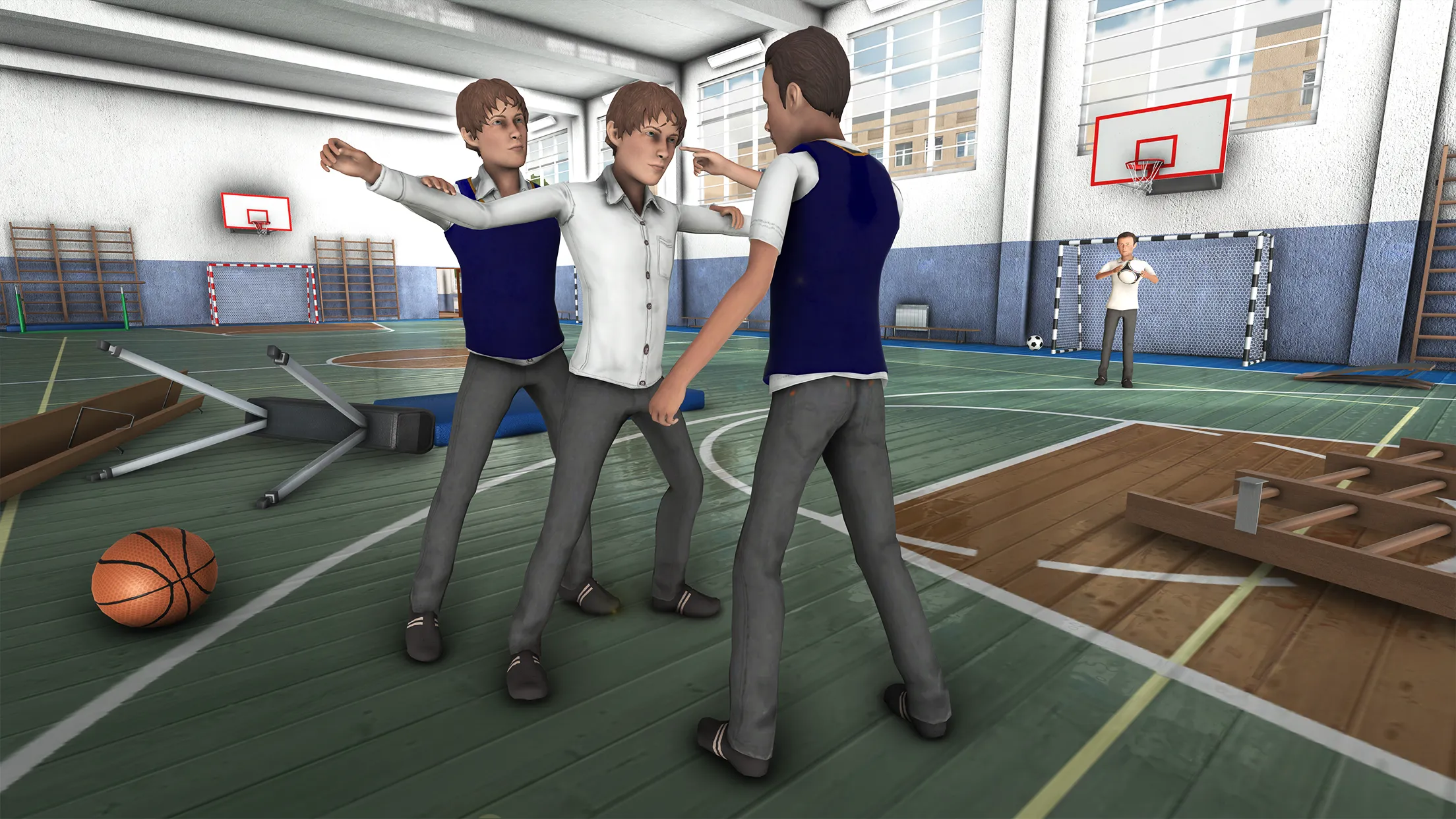 Bad Guys at School: Bad Boy 3D | Indus Appstore | Screenshot