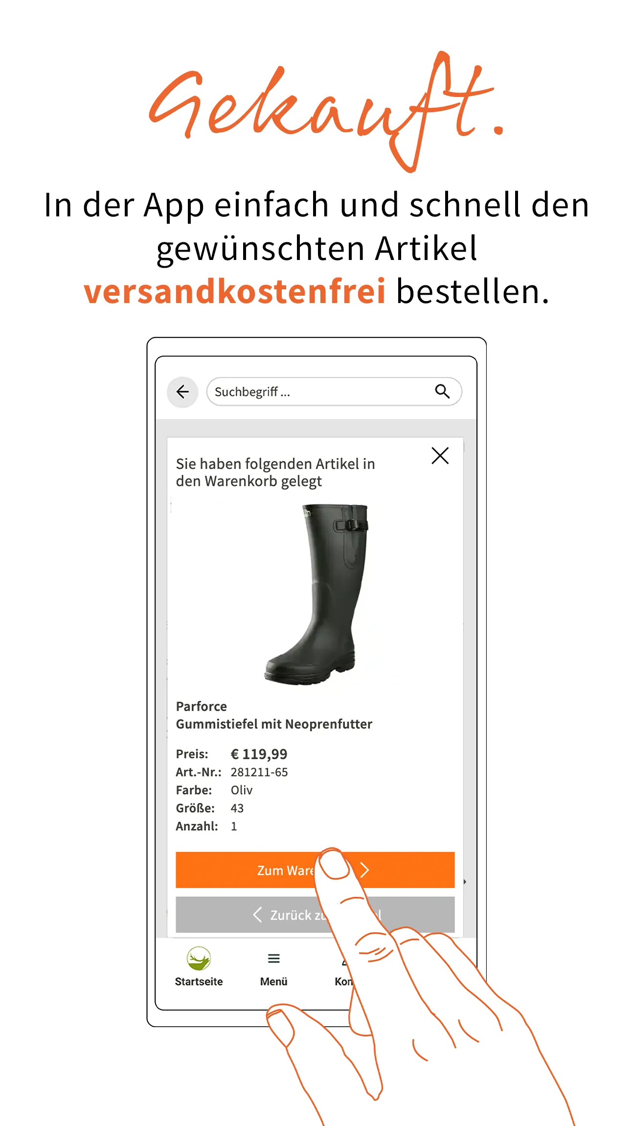 Frankonia - Online-Shop | Indus Appstore | Screenshot