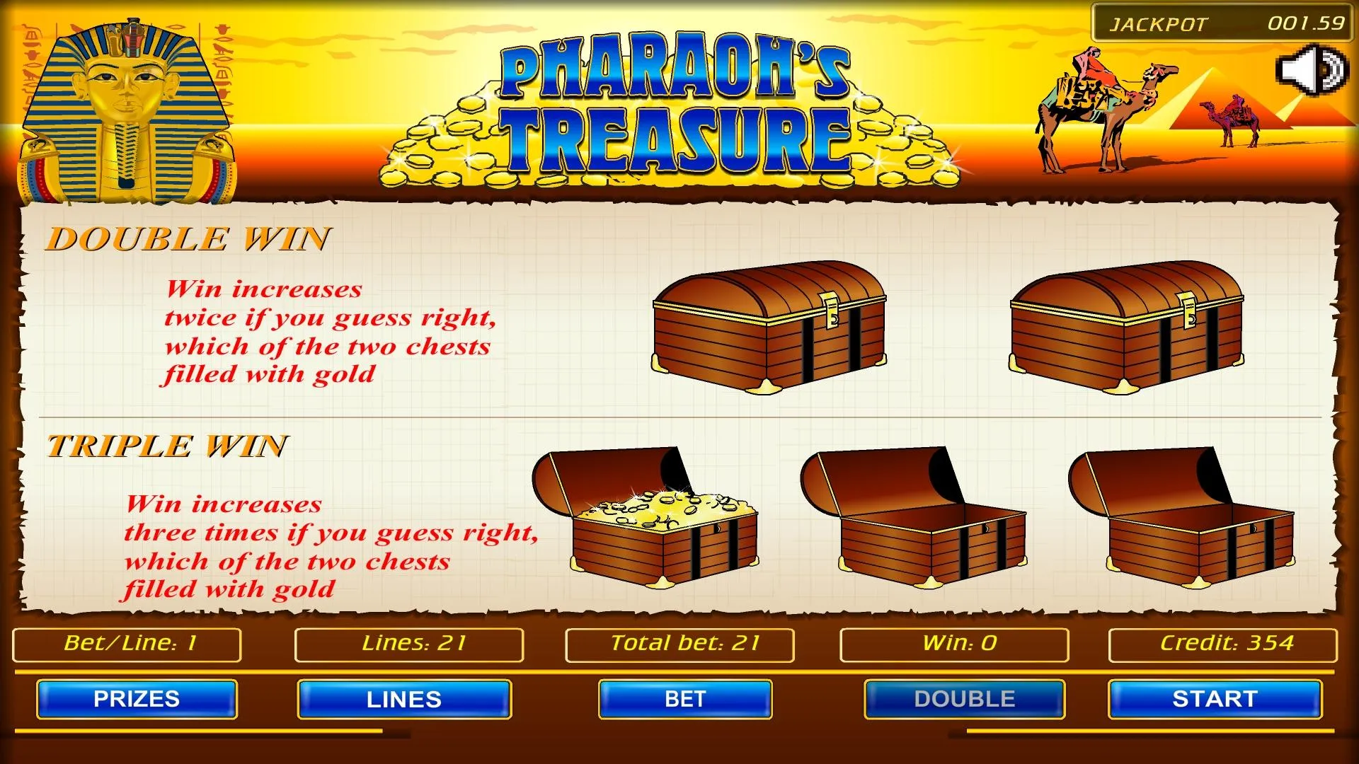 Pharaoh's Treasure | Indus Appstore | Screenshot