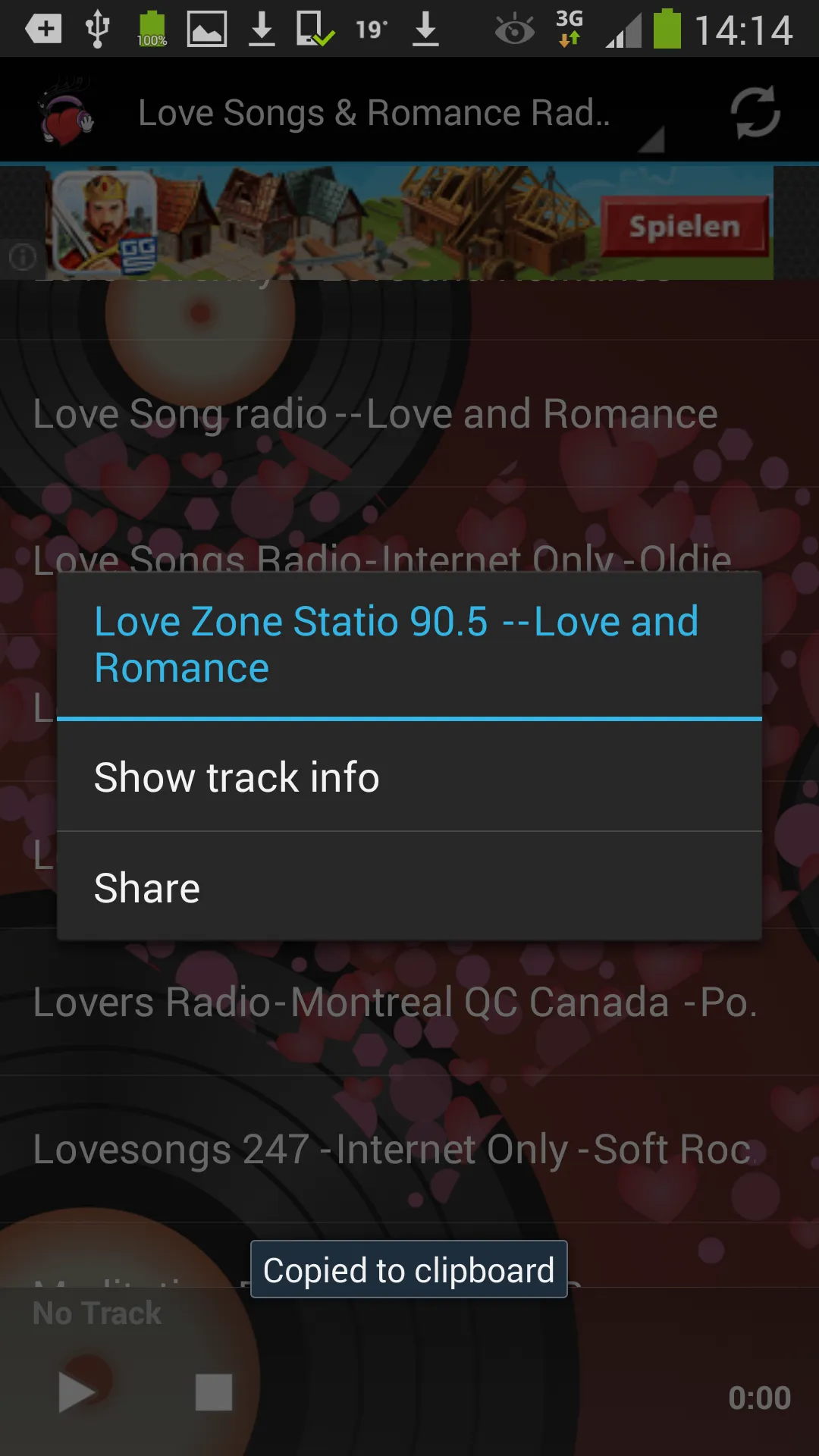 Love Songs & Romance Radio | Indus Appstore | Screenshot