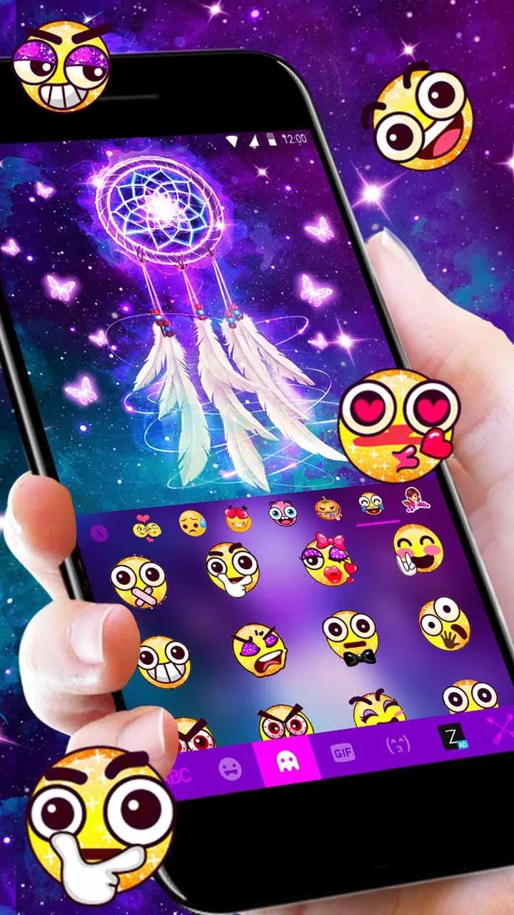 Galaxy Dream Catcher Keyboard  | Indus Appstore | Screenshot