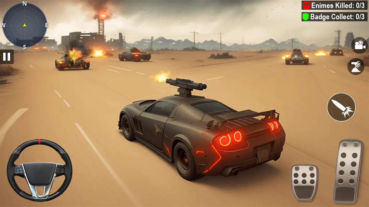 Car Death Race Shooting Game | Indus Appstore | Screenshot