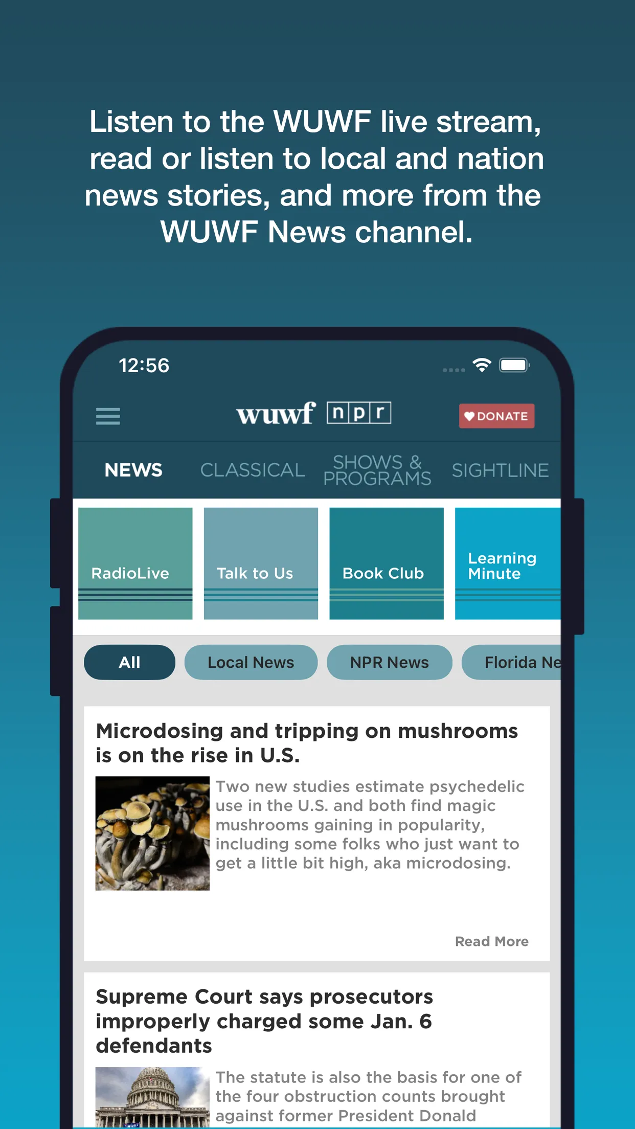 WUWF Public Radio App | Indus Appstore | Screenshot