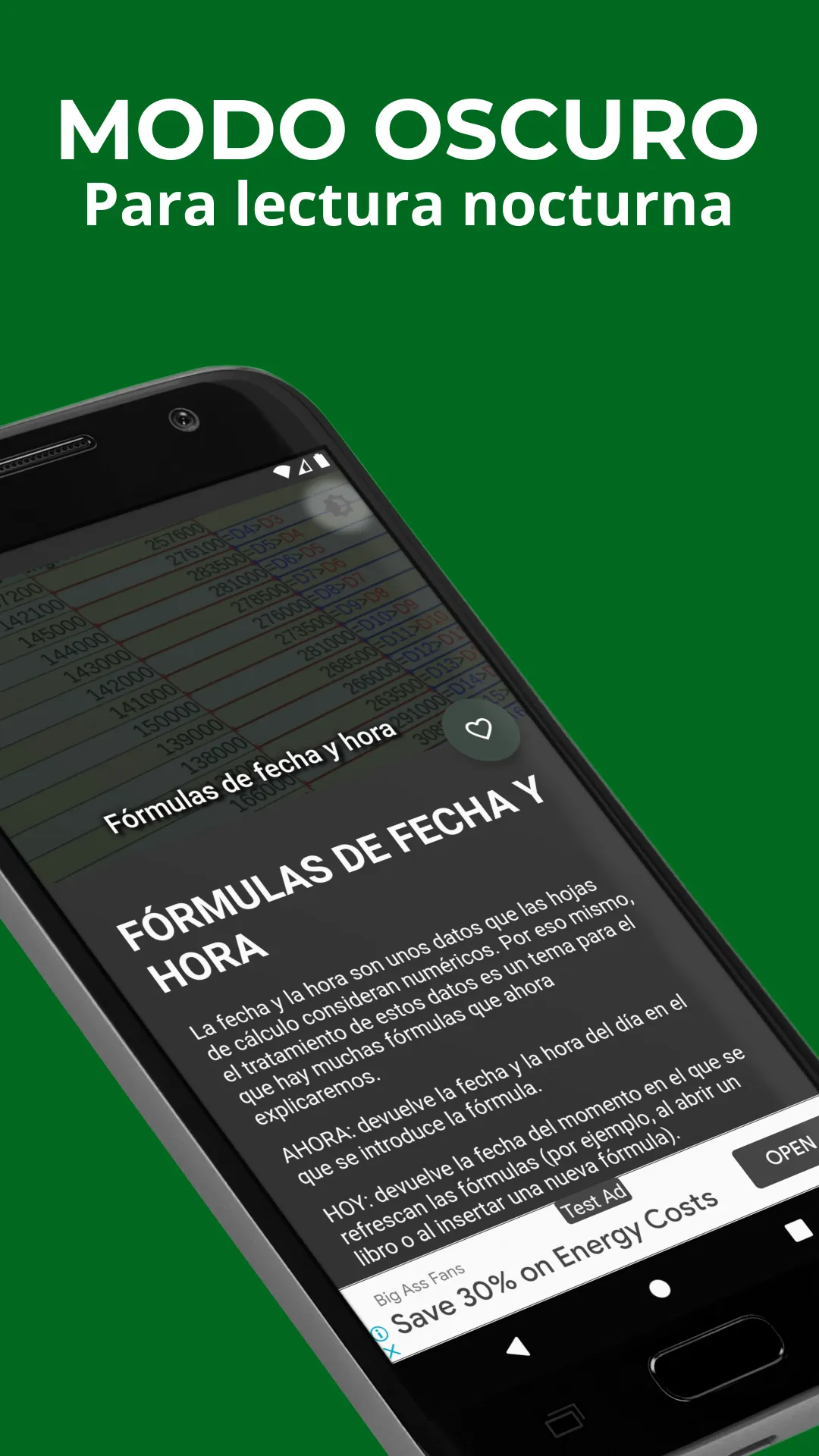 Formulas Hoja de calculo | Indus Appstore | Screenshot