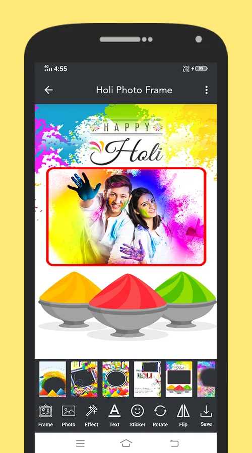 Holi Photo Frame | Indus Appstore | Screenshot