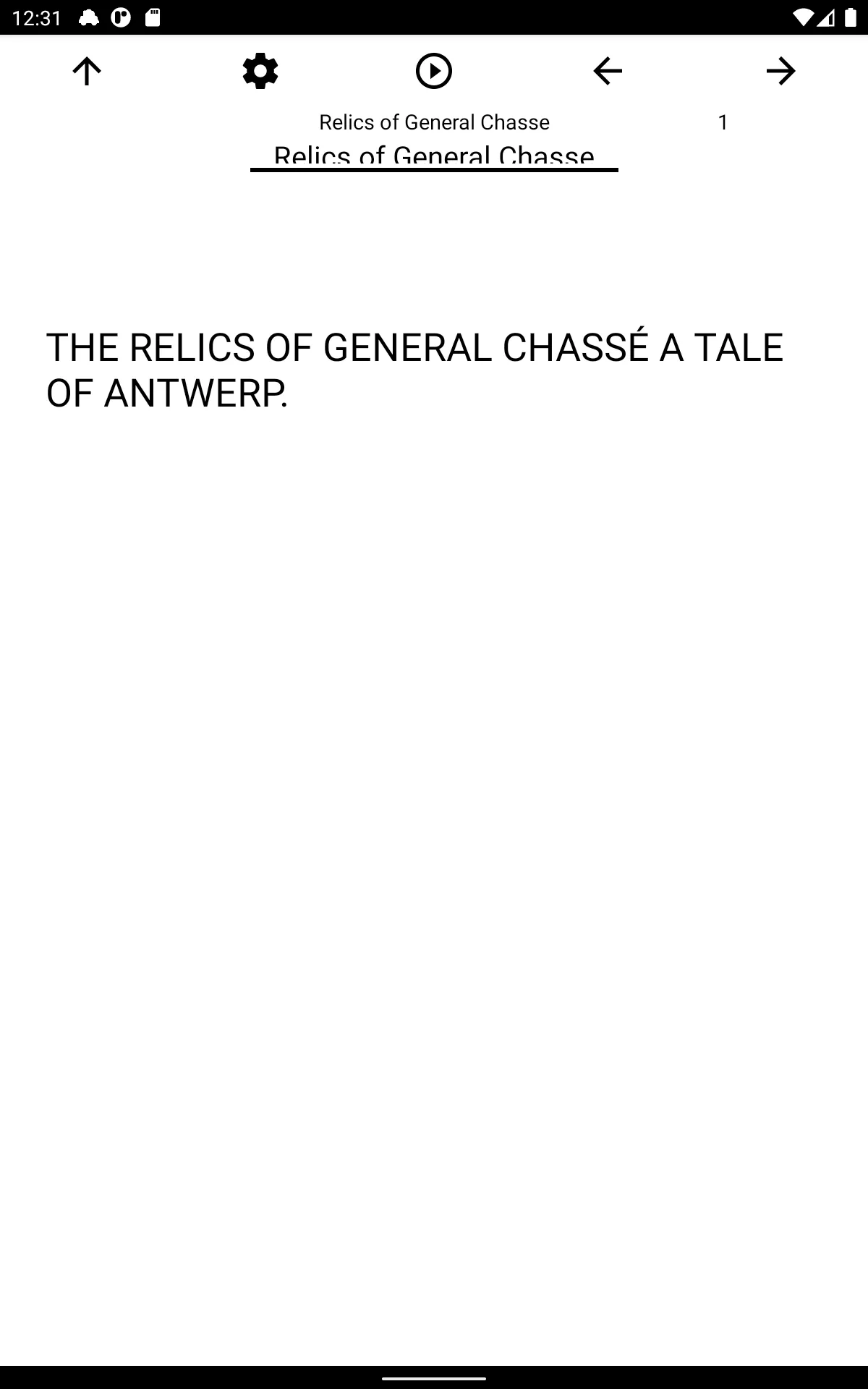 Book, Relics of General Chasse | Indus Appstore | Screenshot