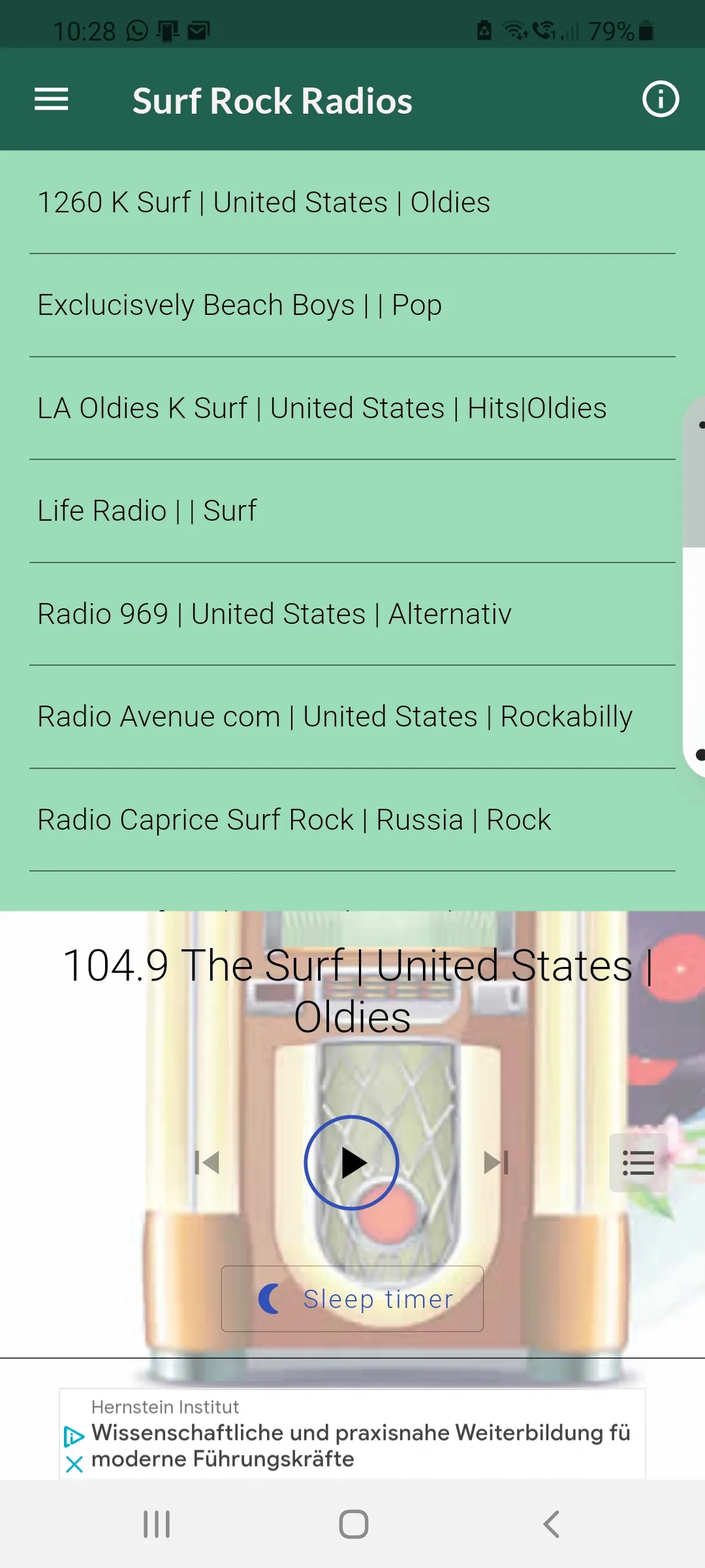 Surf Rock Radio Stations | Indus Appstore | Screenshot