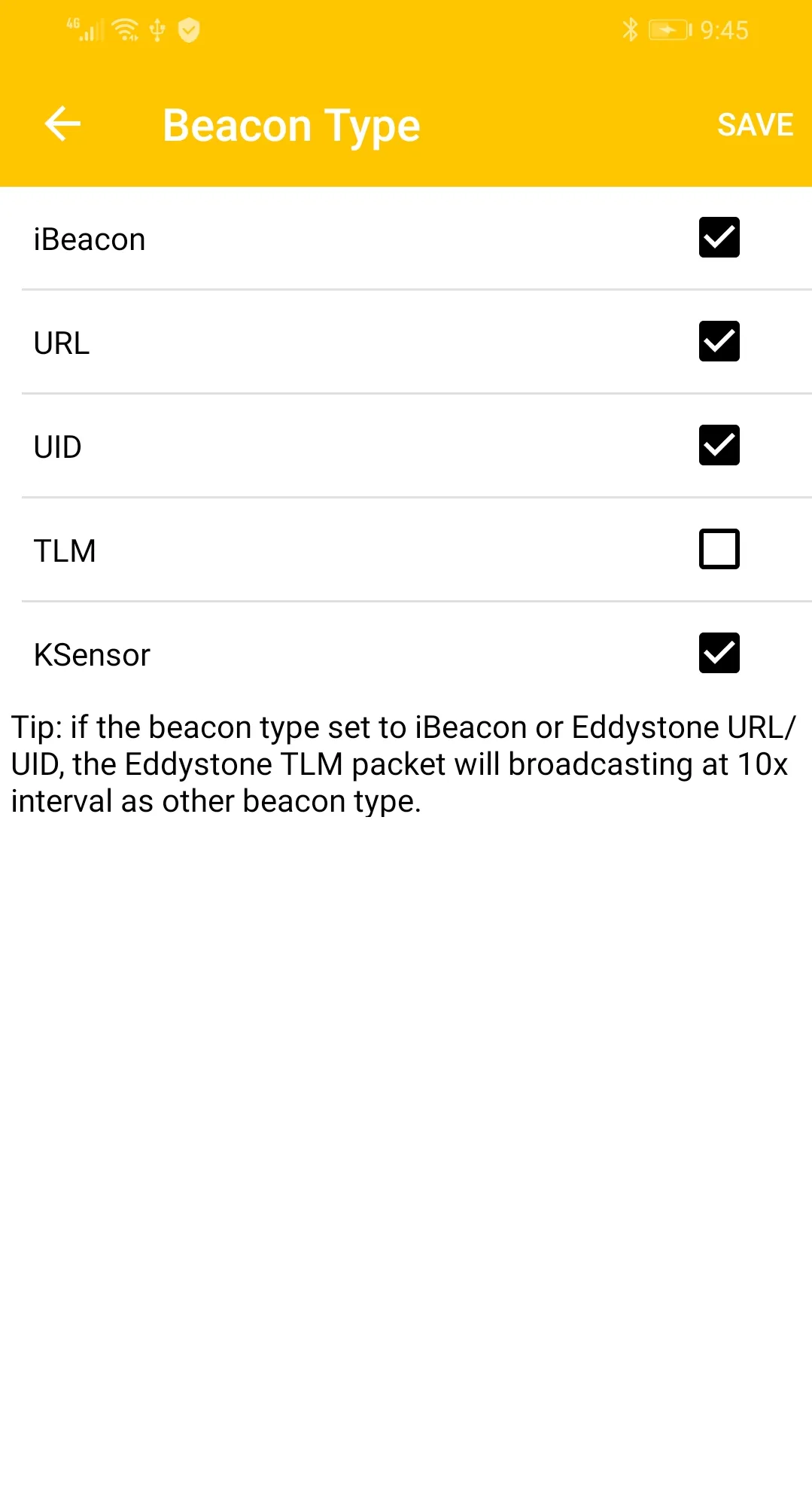 KBeacon | Indus Appstore | Screenshot