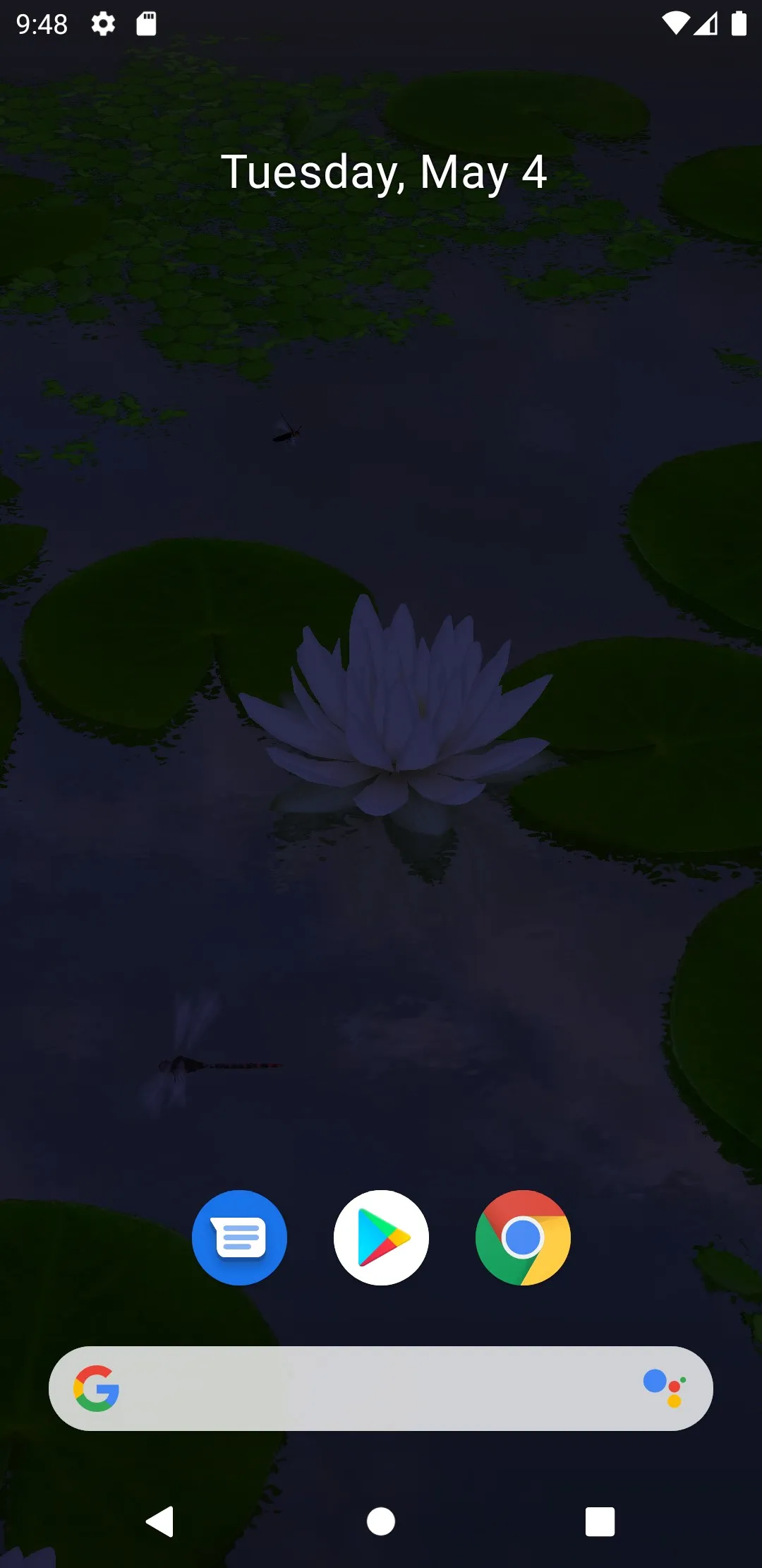 3D Lotus Pond Live Wallpaper | Indus Appstore | Screenshot