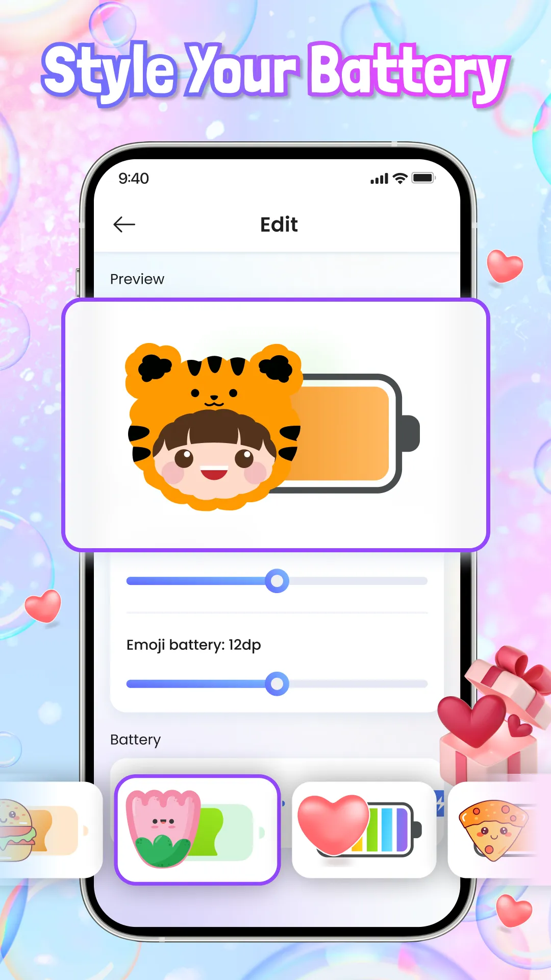 Emoji Battery Widget: Icon Bar | Indus Appstore | Screenshot