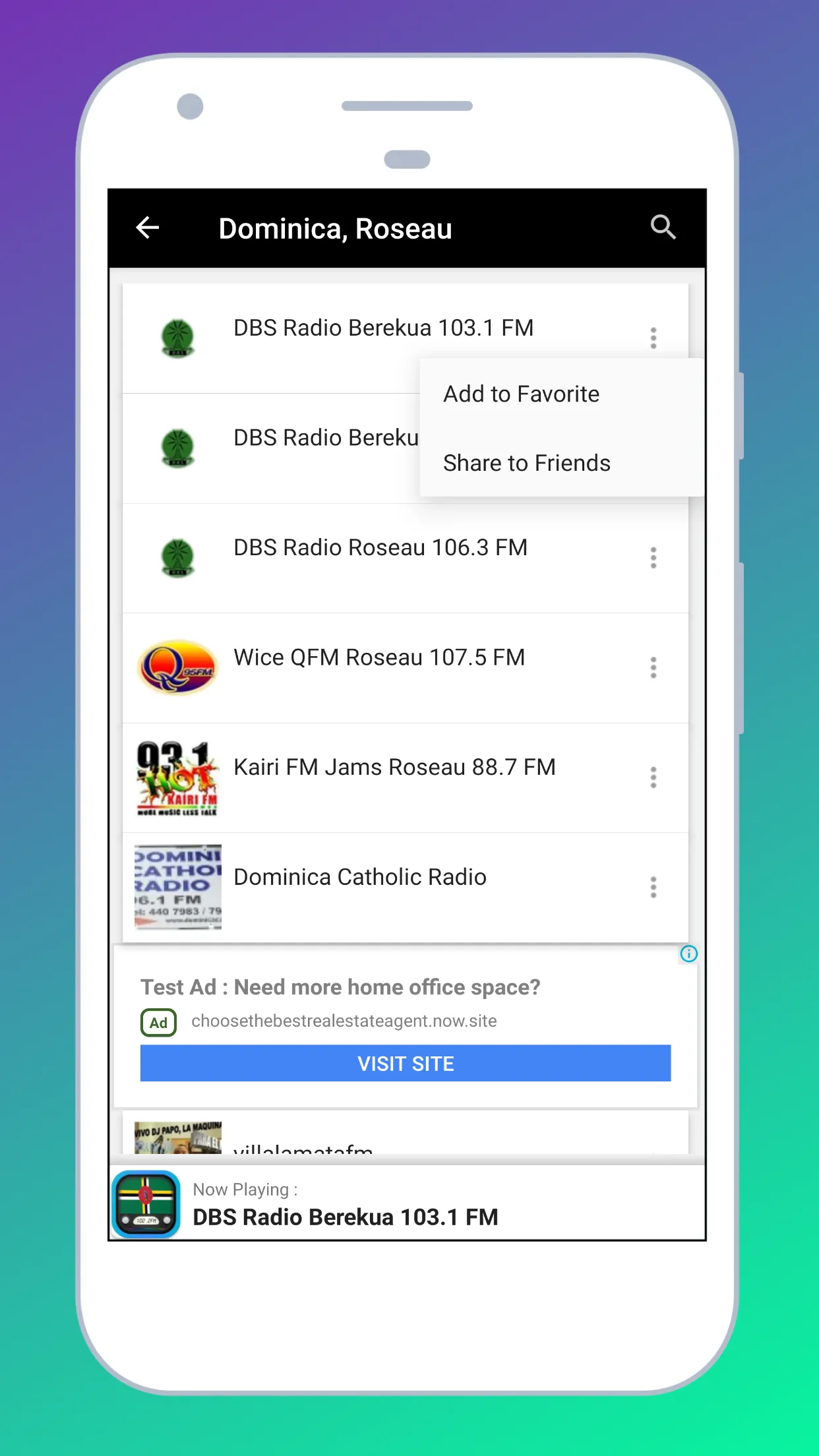 Radio Dominica + Radio Online | Indus Appstore | Screenshot