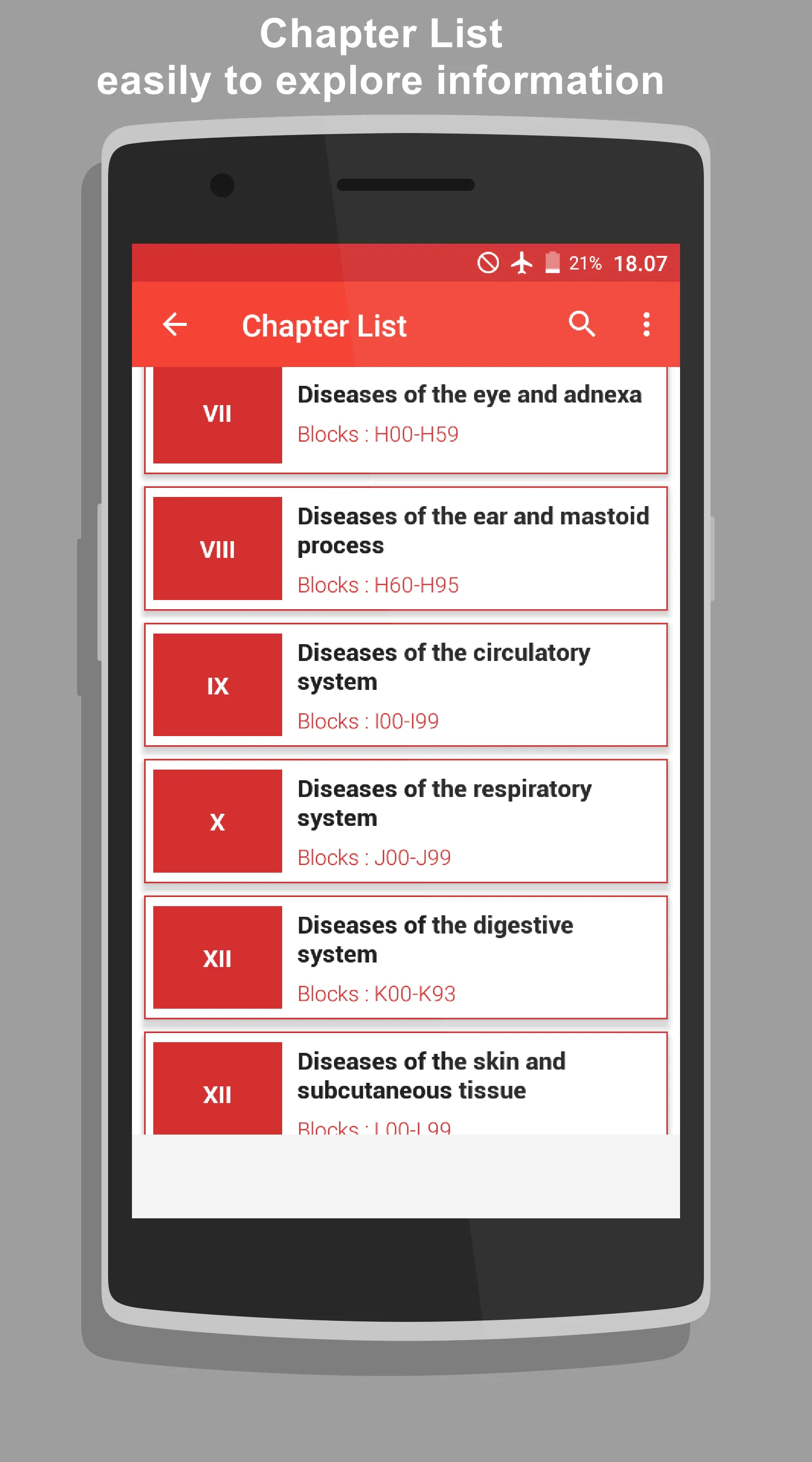 ICD 10 Codes Offline | Indus Appstore | Screenshot