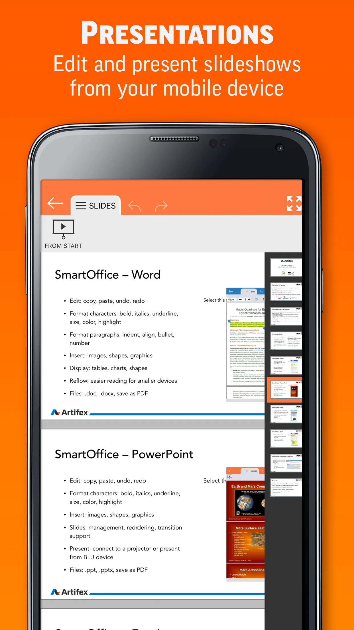 Smart Office for BlackBerry | Indus Appstore | Screenshot