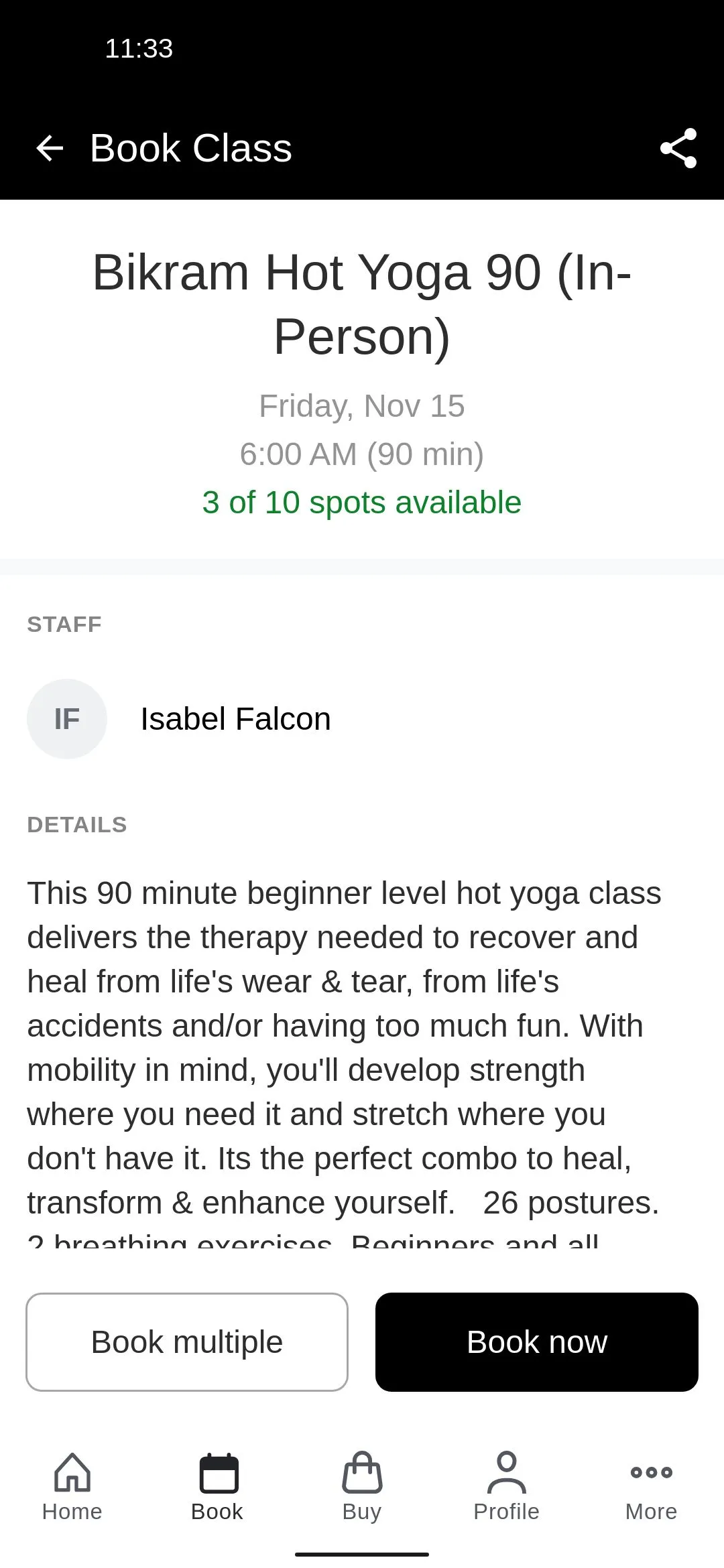 Forge Hot Yoga | Indus Appstore | Screenshot