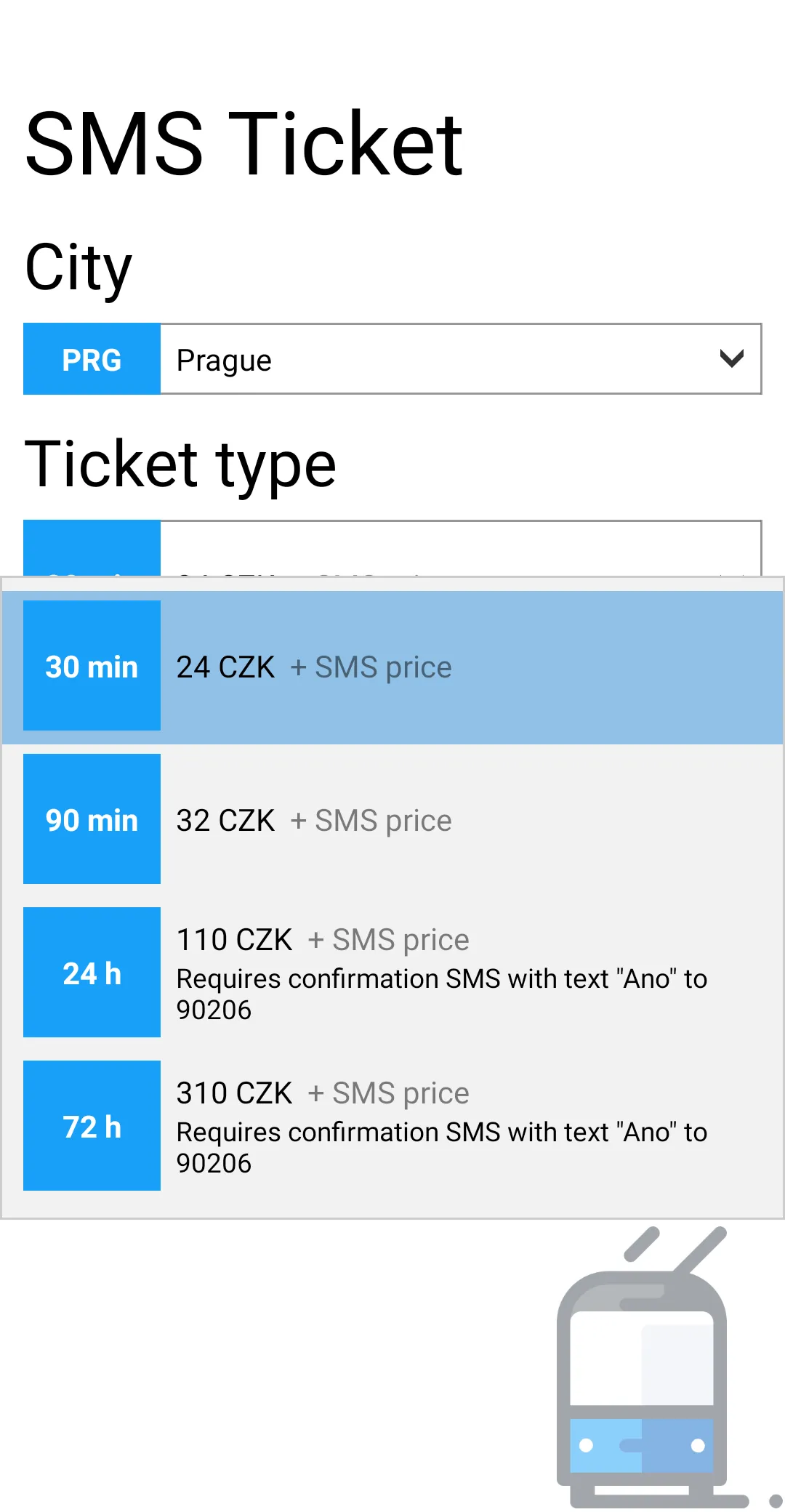 Czech SMS Ticket | Indus Appstore | Screenshot