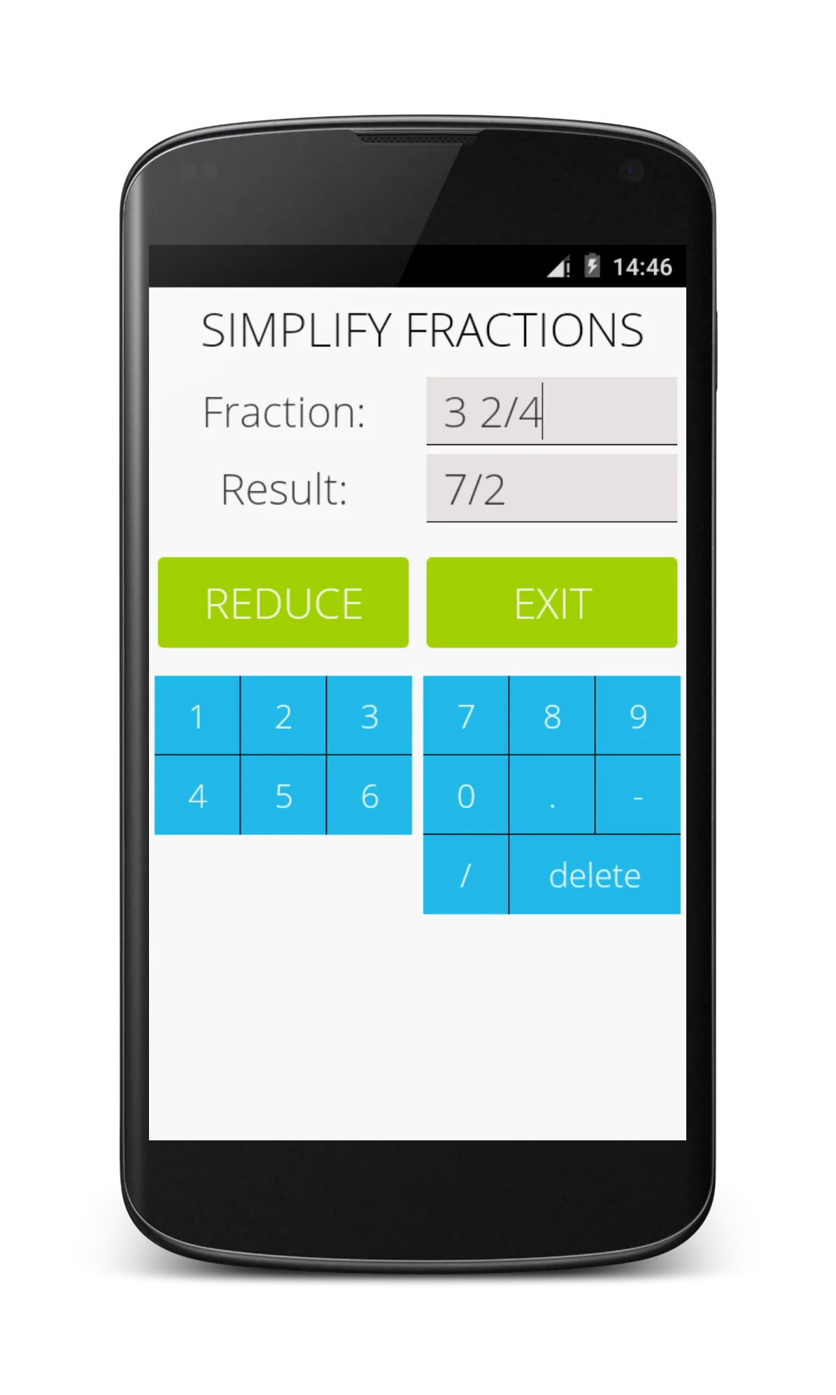 Simplify Fractions Calculator | Indus Appstore | Screenshot