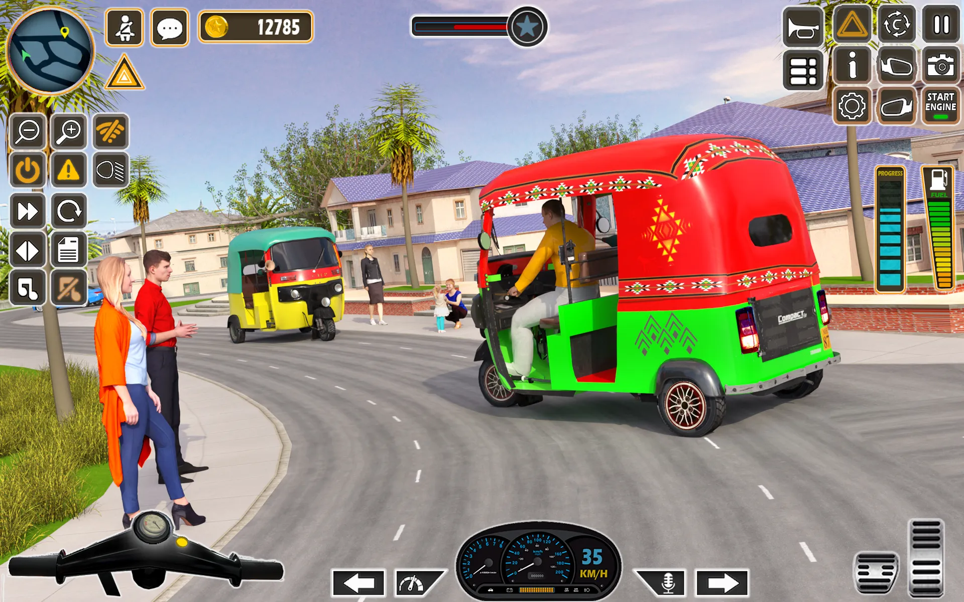 Modern Rickshaw Driver Game 3D | Indus Appstore | Screenshot