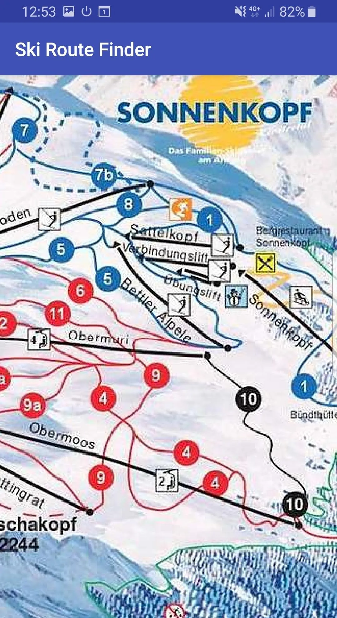 Ski Connection Finder (Demo) | Indus Appstore | Screenshot