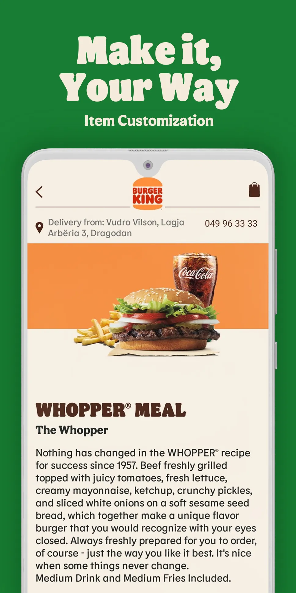 Burger King® Kosova | Indus Appstore | Screenshot